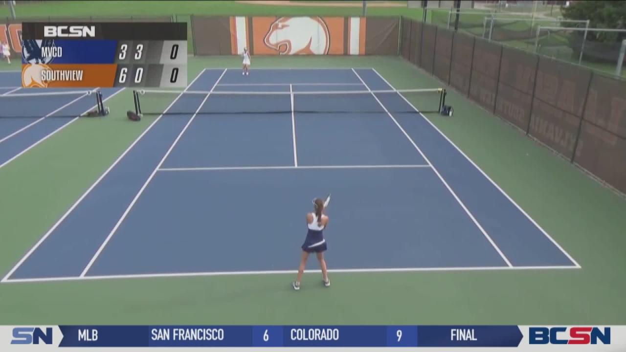 MVCD’s Boisonneault Defeats Southview’s Wyatt in Girls Tennis