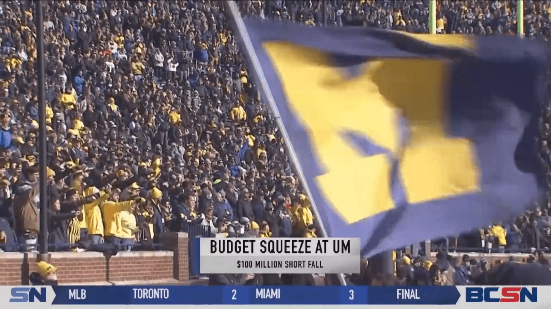 Michigan Athletic Department Announces Budget Cuts