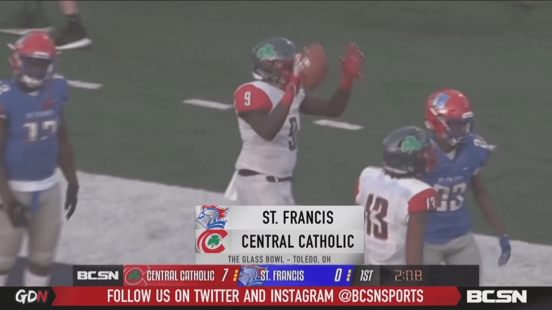 Irish Knight Stays on Cherry St., Central Beats St. Francis