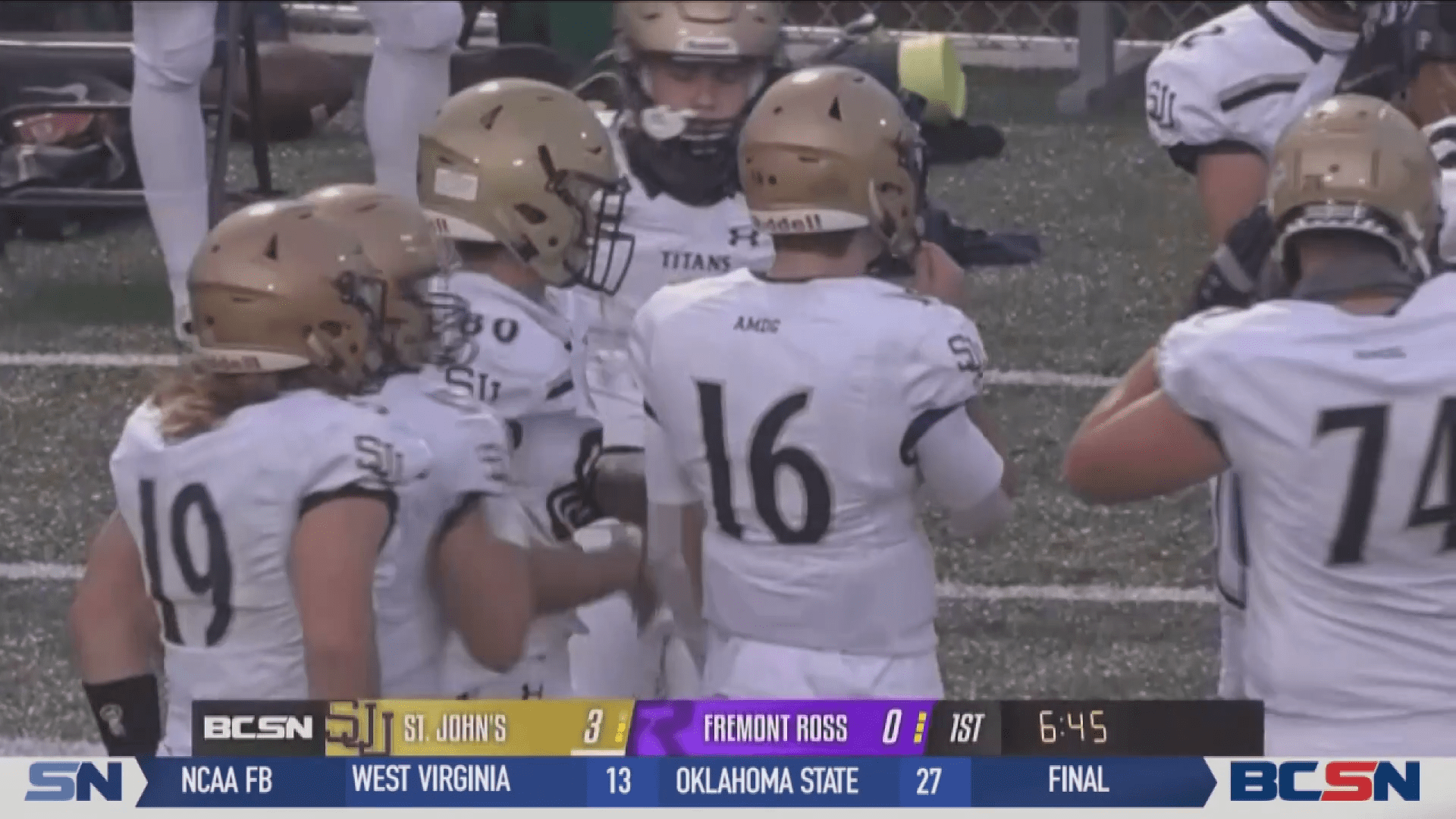 St. John's Rallies for 2nd Half Comeback, Beating Fremont Ross 45-42