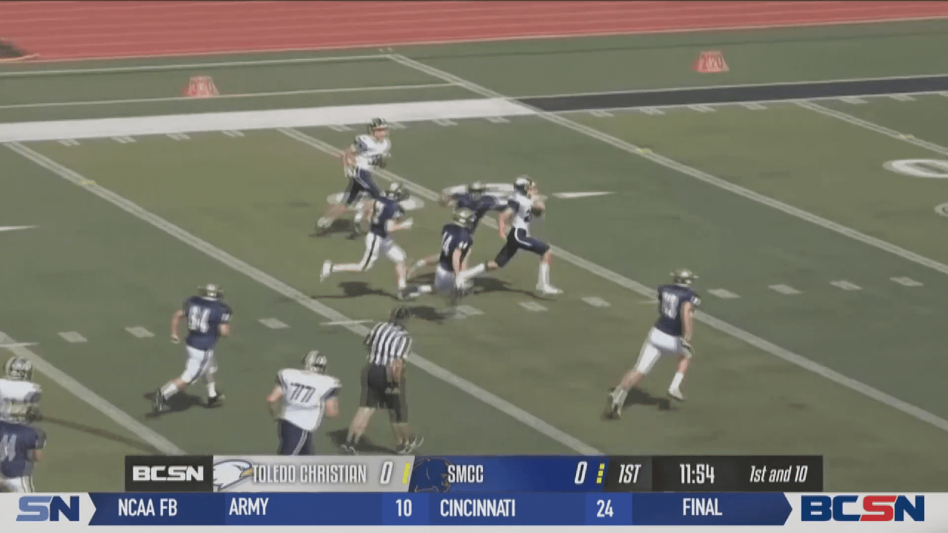 Toledo Christian Strikes Early and Often in 48-16 Win over SMCC