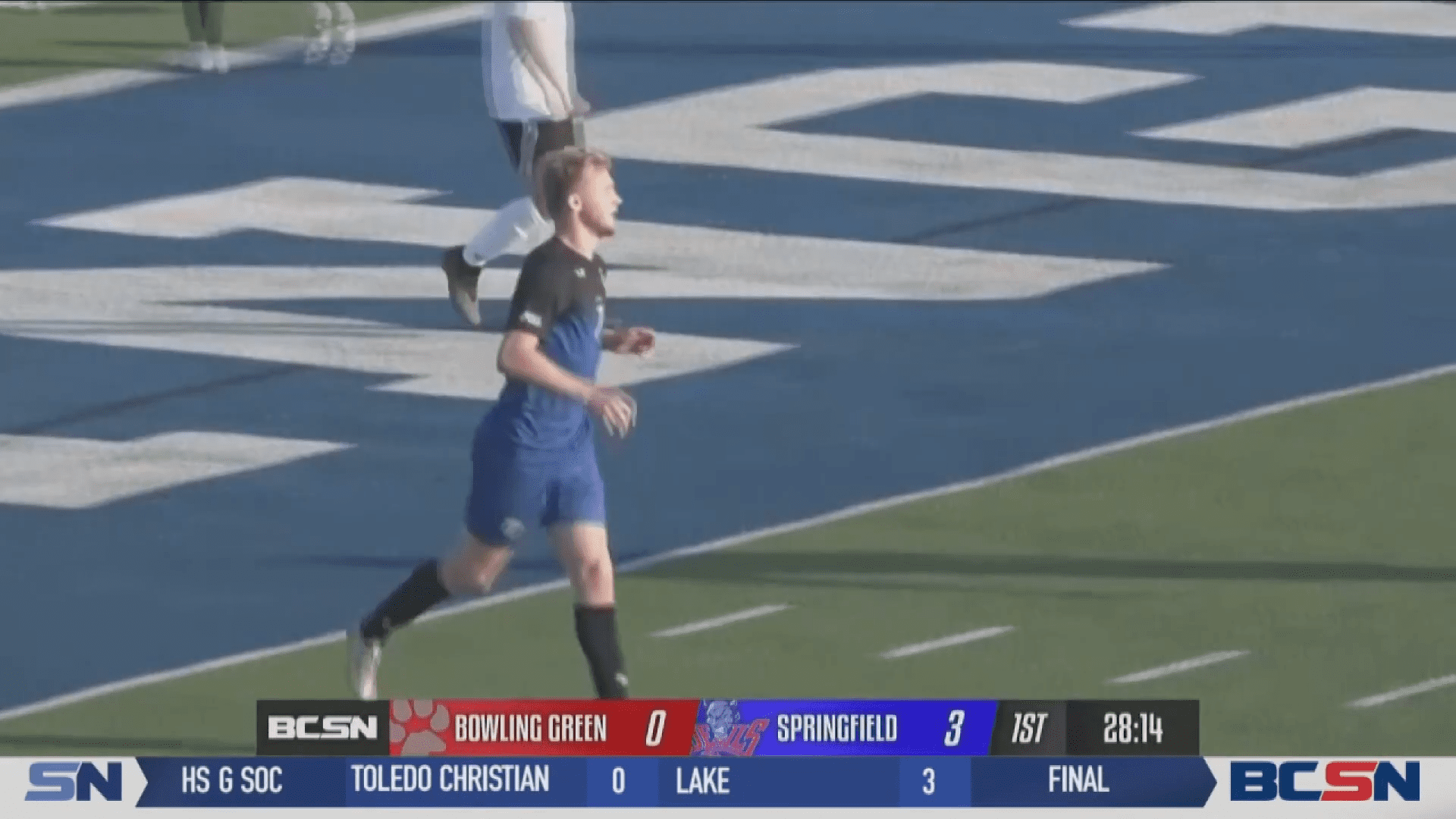 Springfield Boys Soccer Blanks BG in Sectional Victory