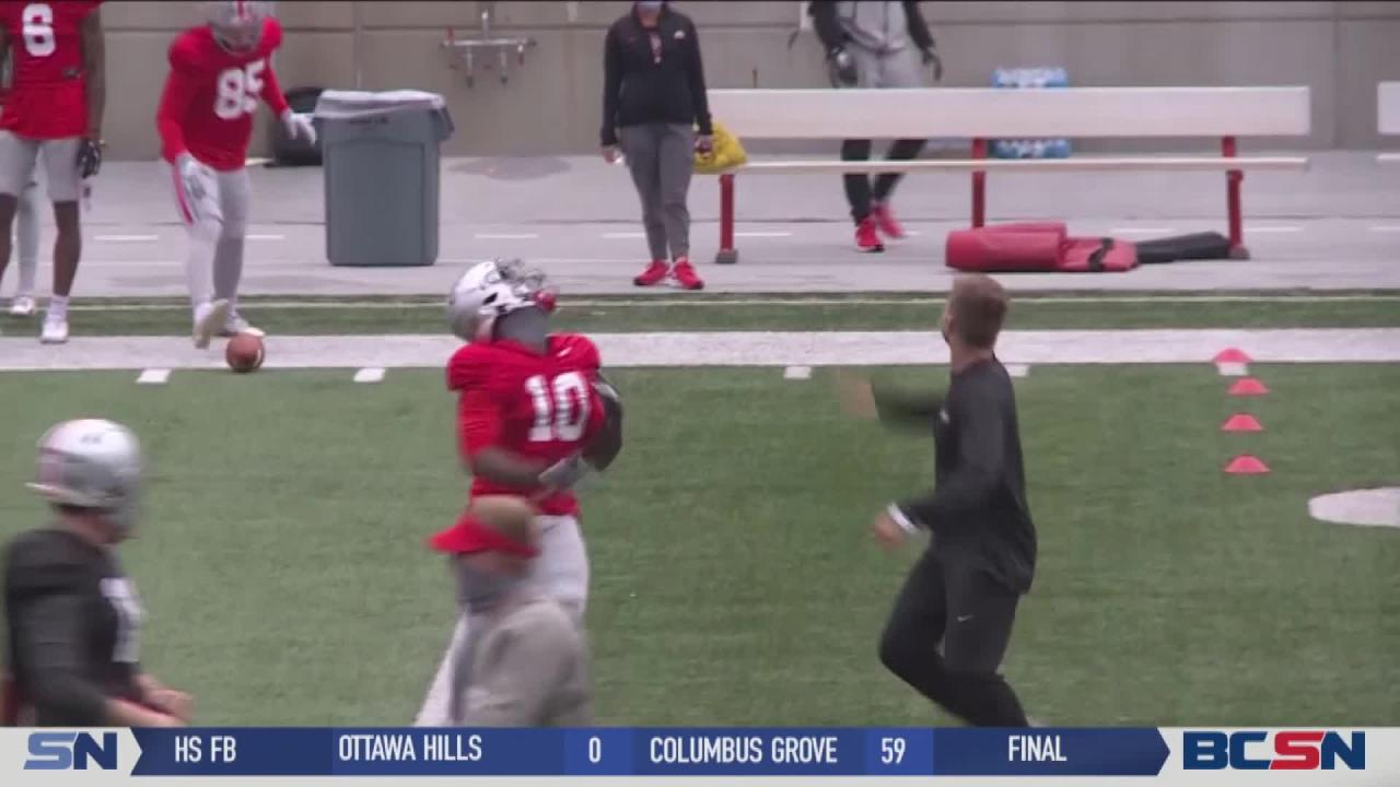 Ohio State Freshman Receiver Impressing Coach