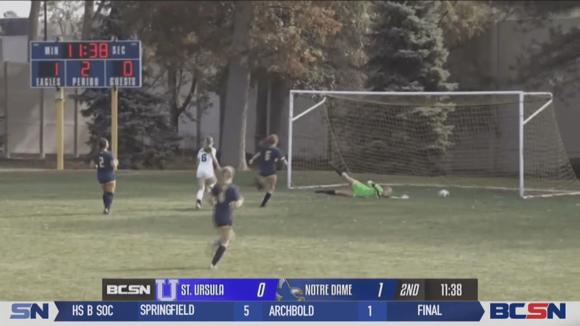 Late Goal Lifts Notre Dame Over St. Ursula