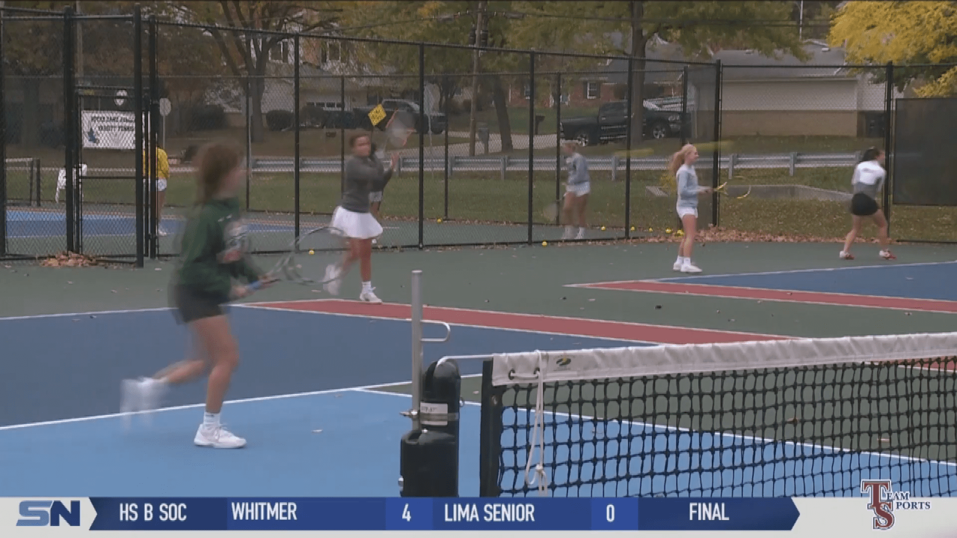 Local Tennis Players Bond Before State Tournament