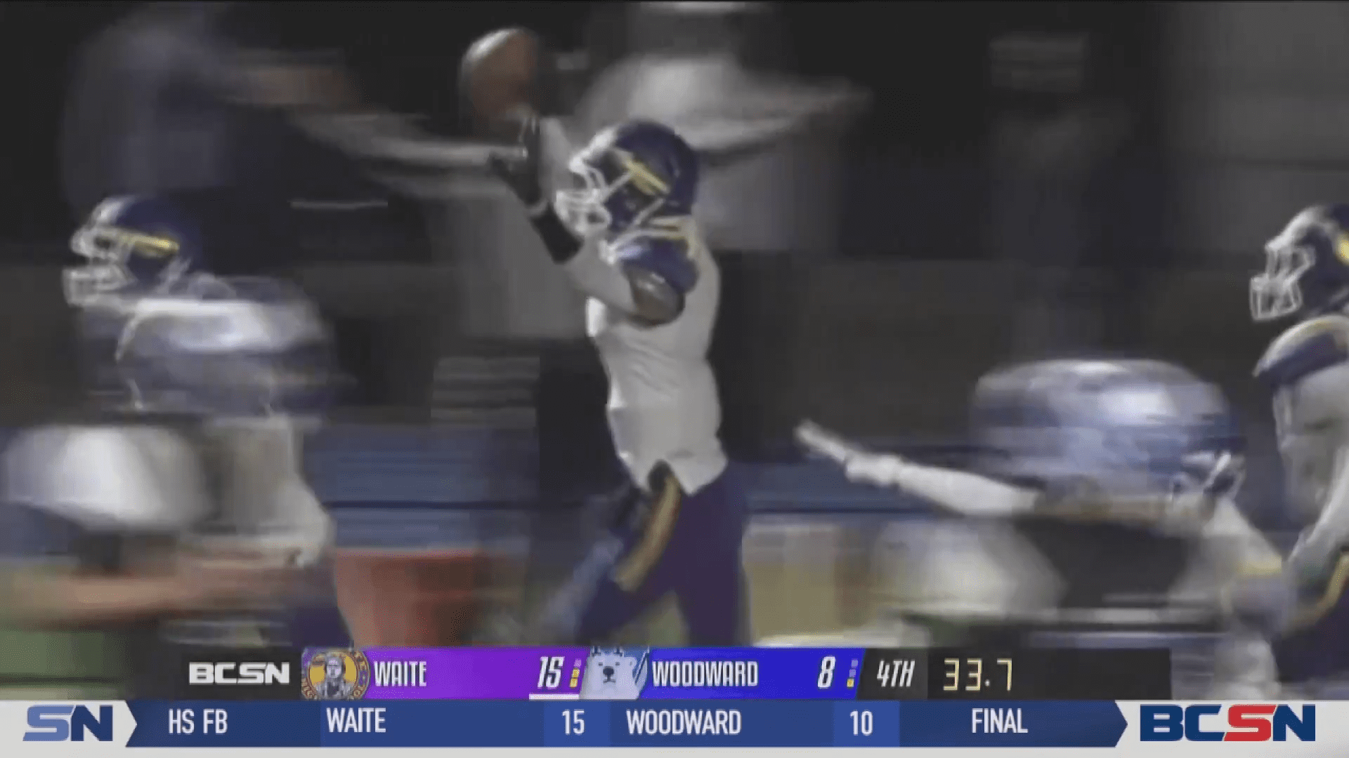 Heslet Leads Waite to Football Win over Woodward