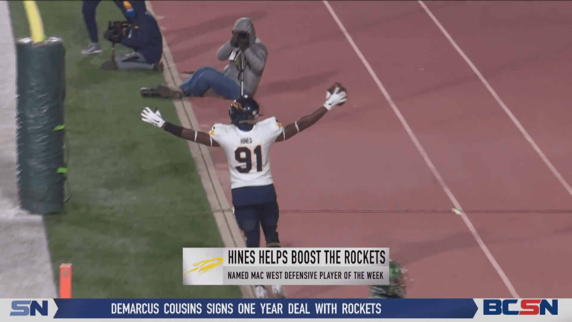 Hines Helps Boost The Rockets
