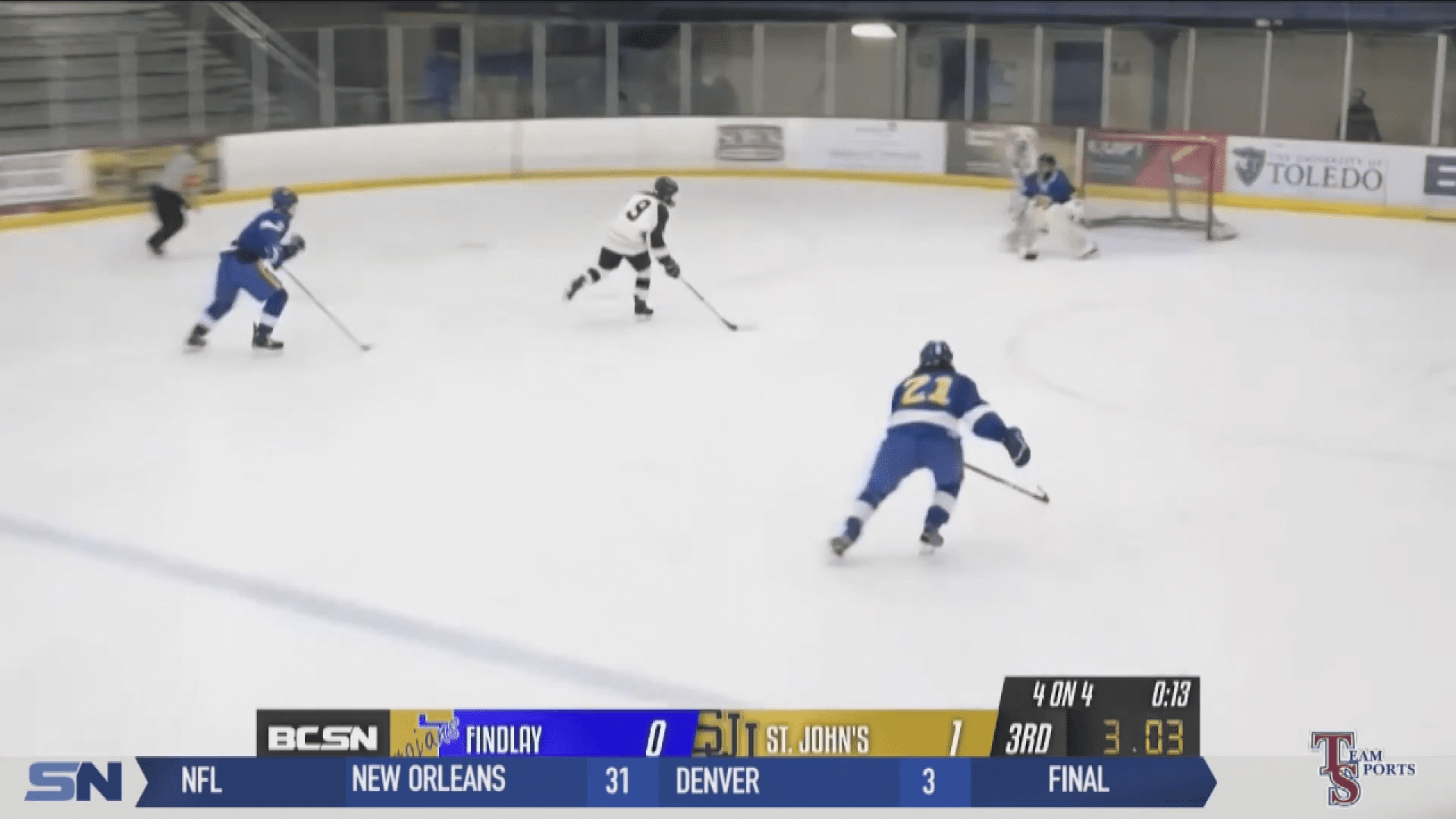 St. John's Shuts Out Findlay in Cold Turkey Tournament