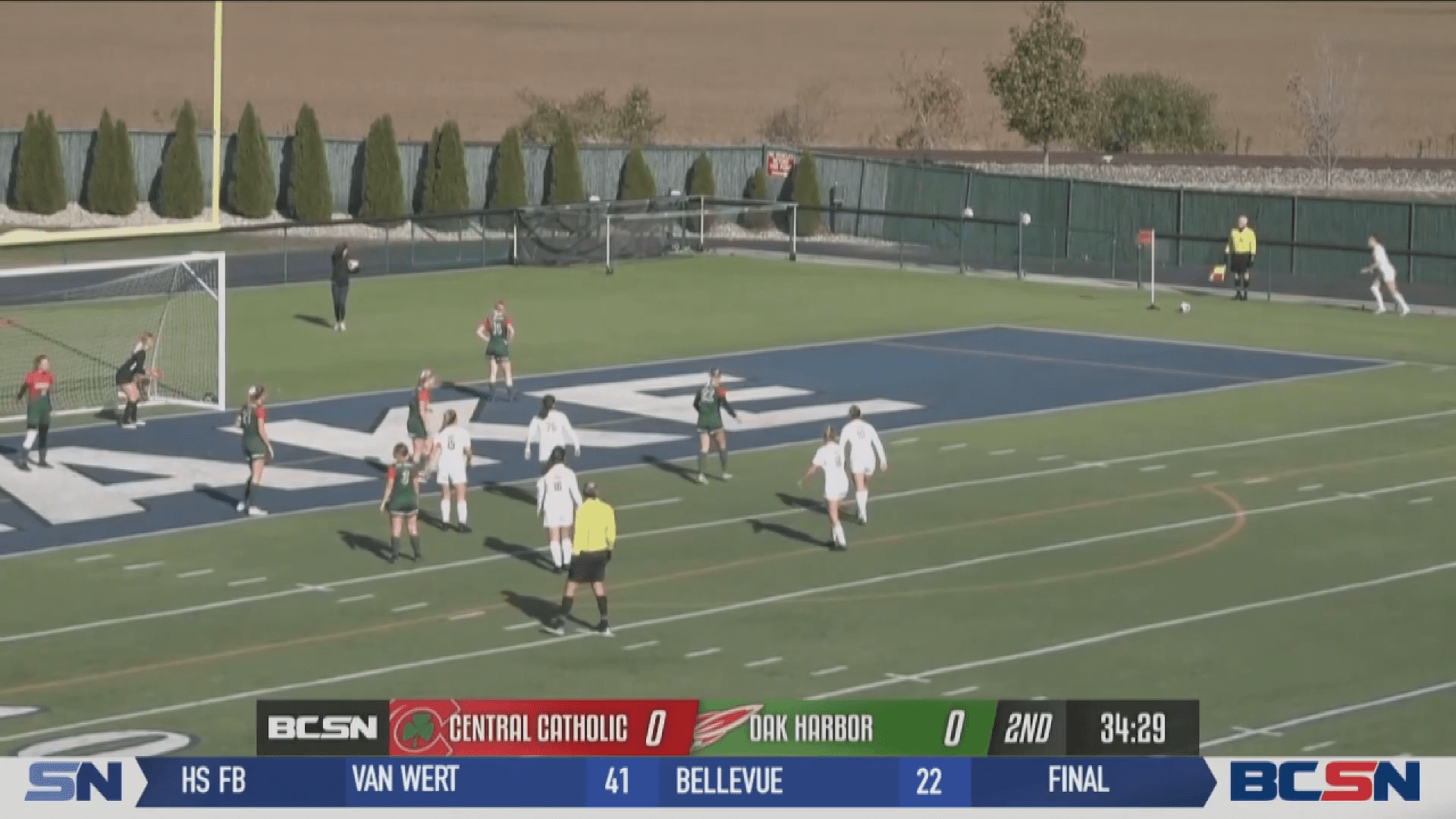 Central Catholic Girls Soccer Blanks Oak Harbor to Advance to Regionals