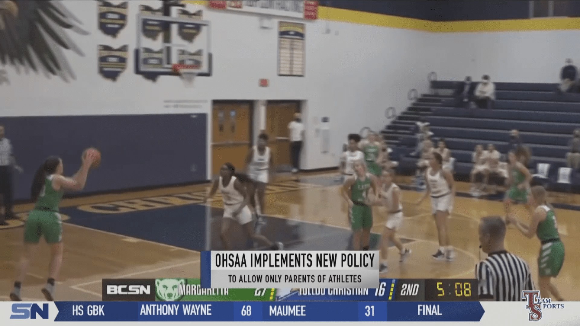 OHSAA Clarifies DeWine's Request: Parents Allowed