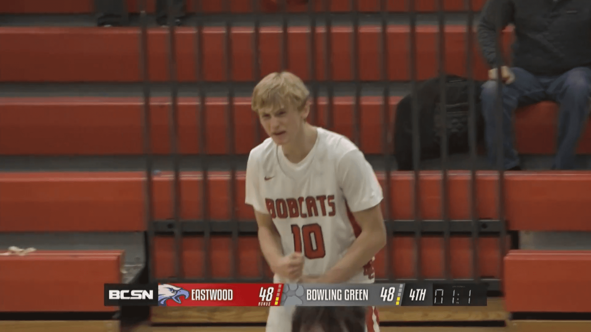 Hastings's Last Second Shot Lifts Bobcats over Eagles