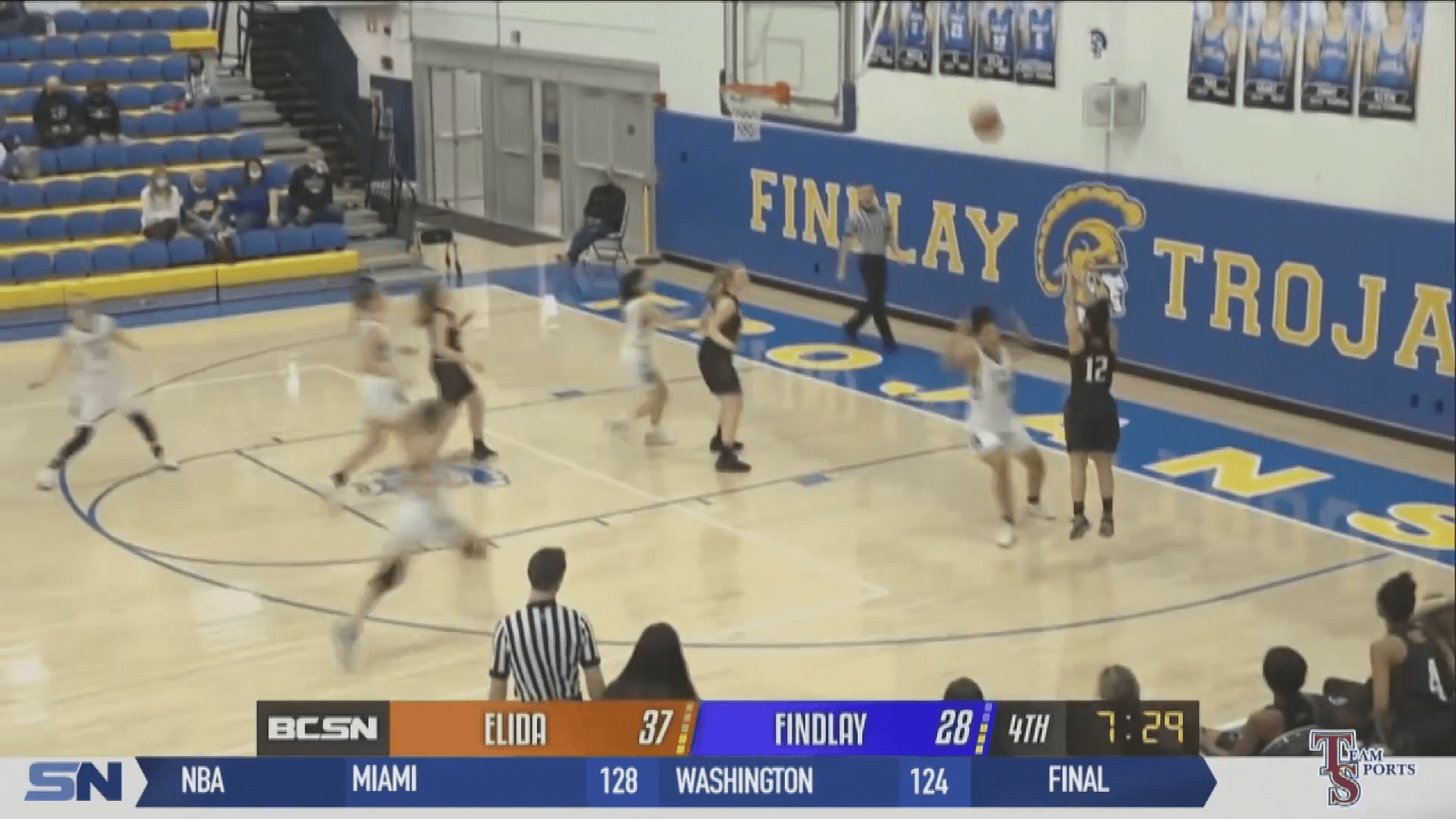 Findlay Falls to Elida 51-43