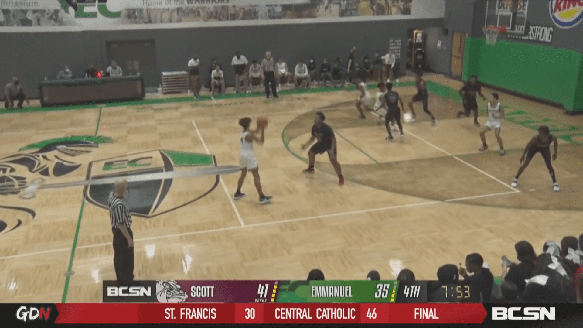 Emmanuel Christian Rallies to Beat Scott