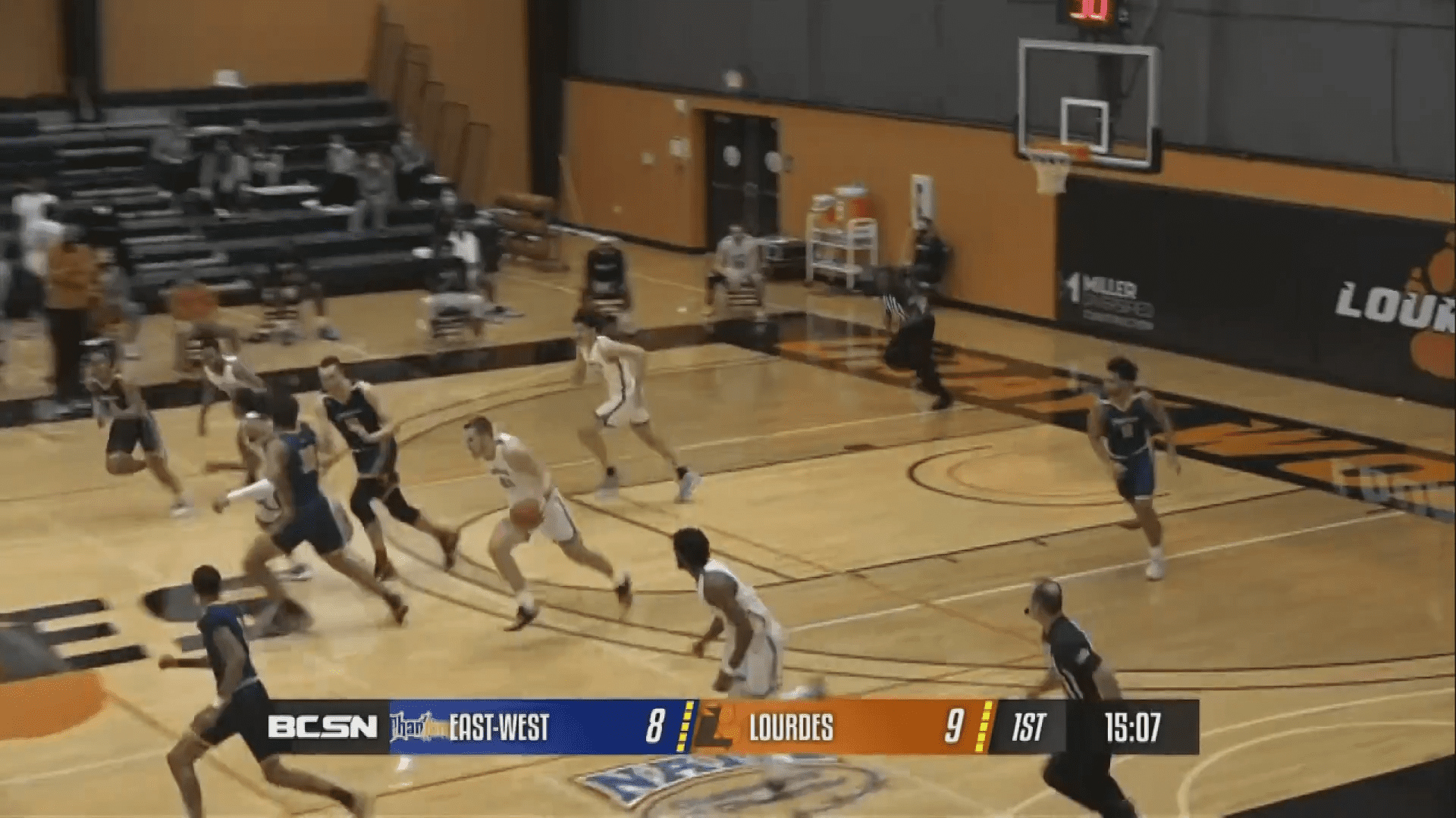 Lourdes Men Roll Past East-West