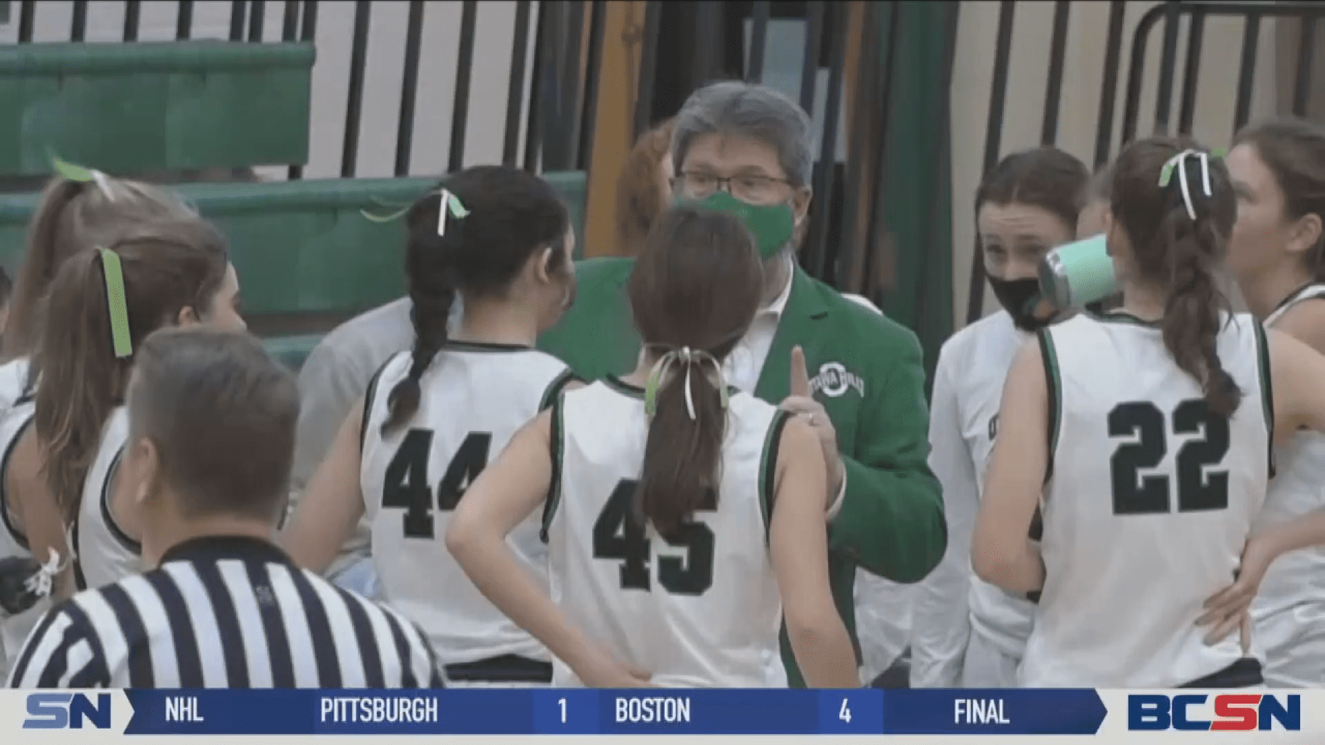 Ottawa Hills Girls Hoops Team Honors Seniors with Win over Stritch