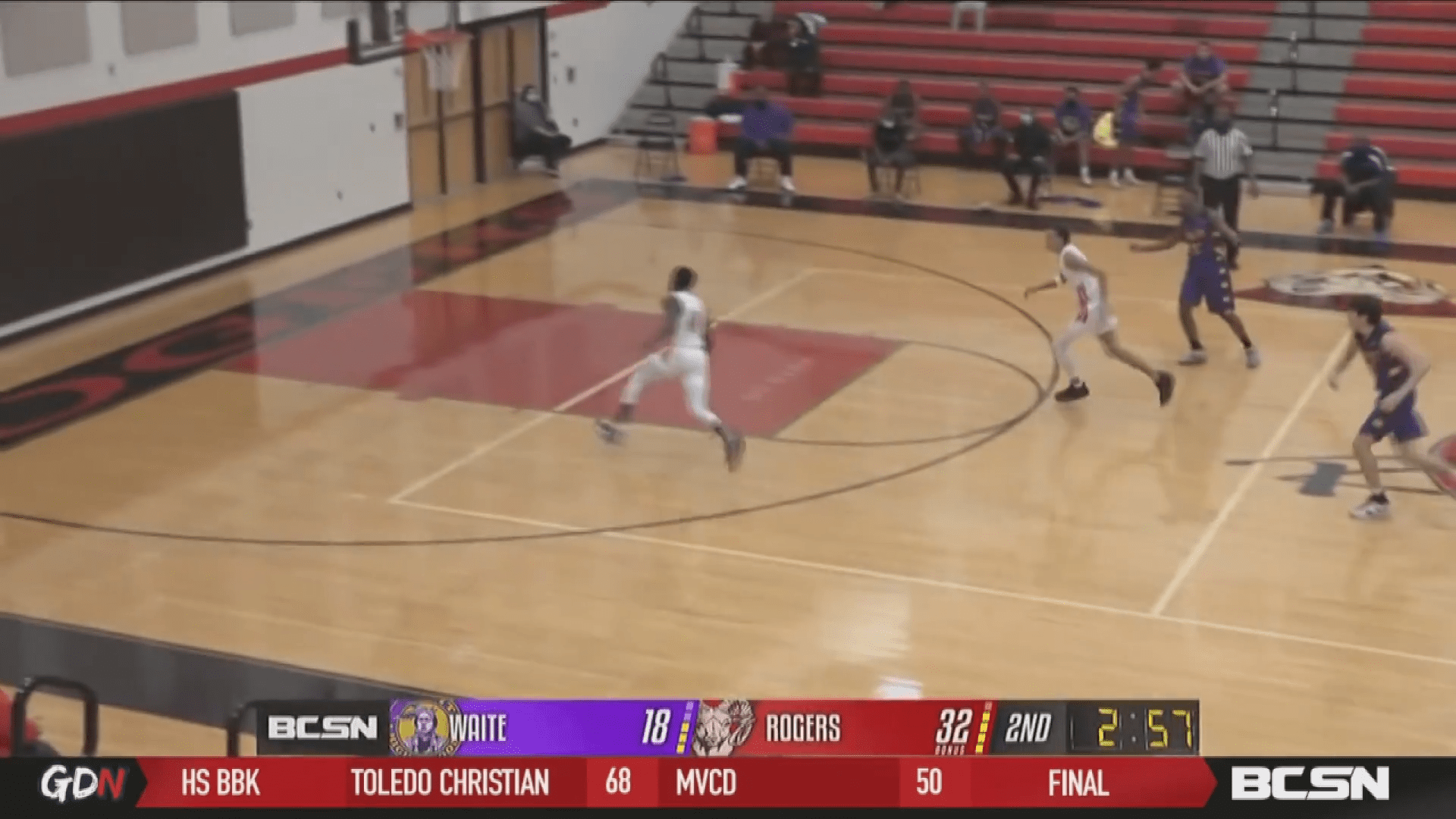 Rogers Defeats Waite 69-50