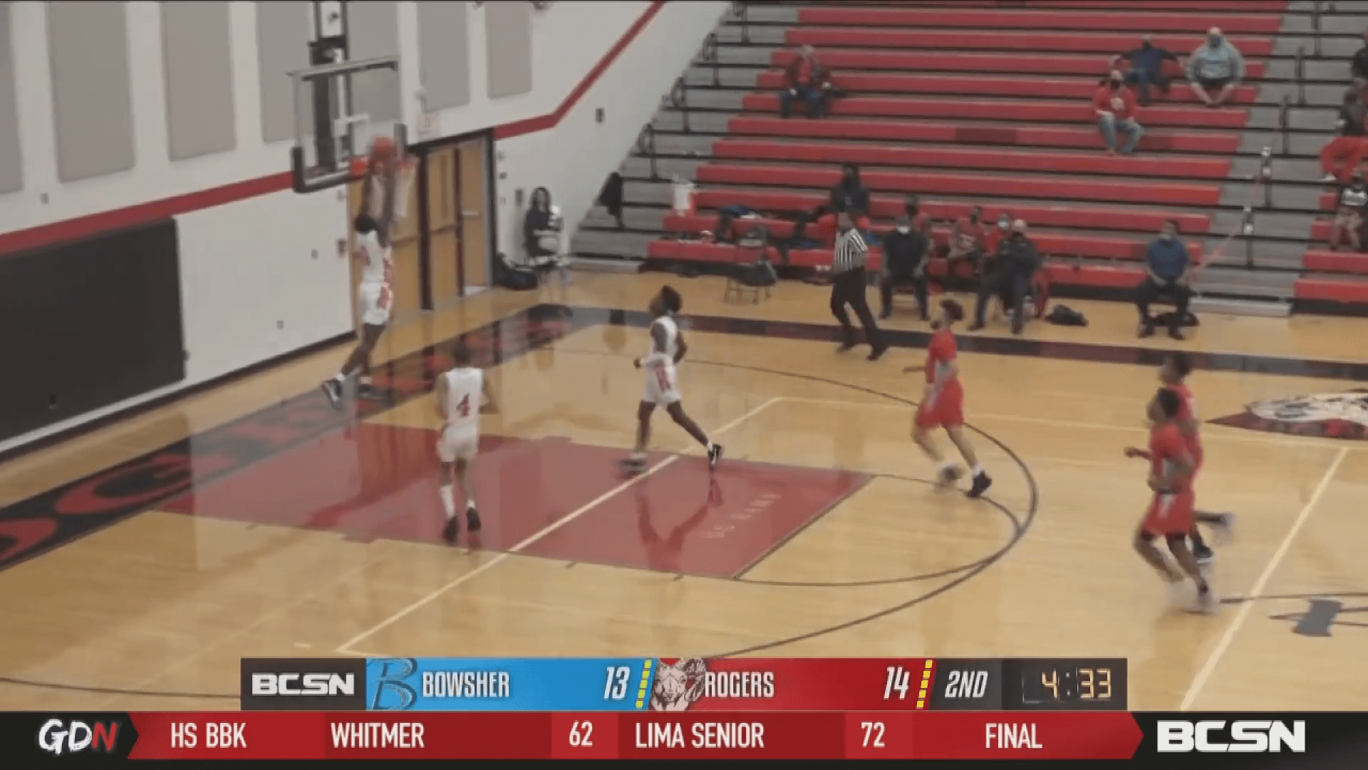 Ryan McClellan Season High 17 Points in Bowsher's Win