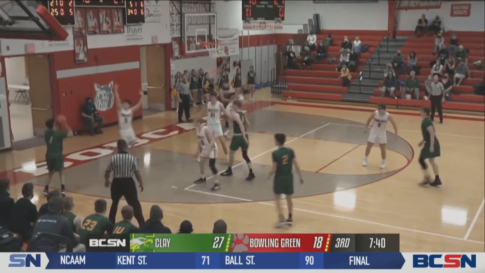 Quick Start Gives Clay the Sectional Semifinal Victory vs Bowling Green