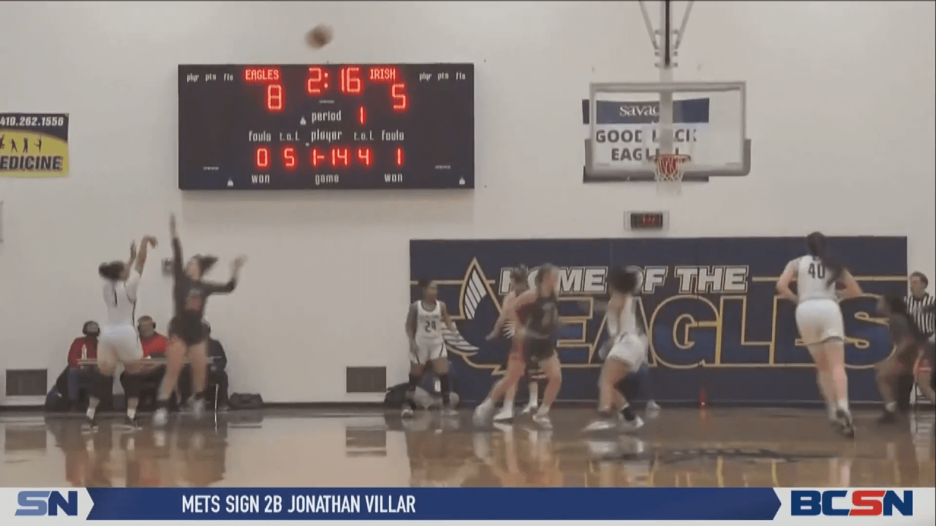 Sims Hot Night Leads Notre Dame Past Central