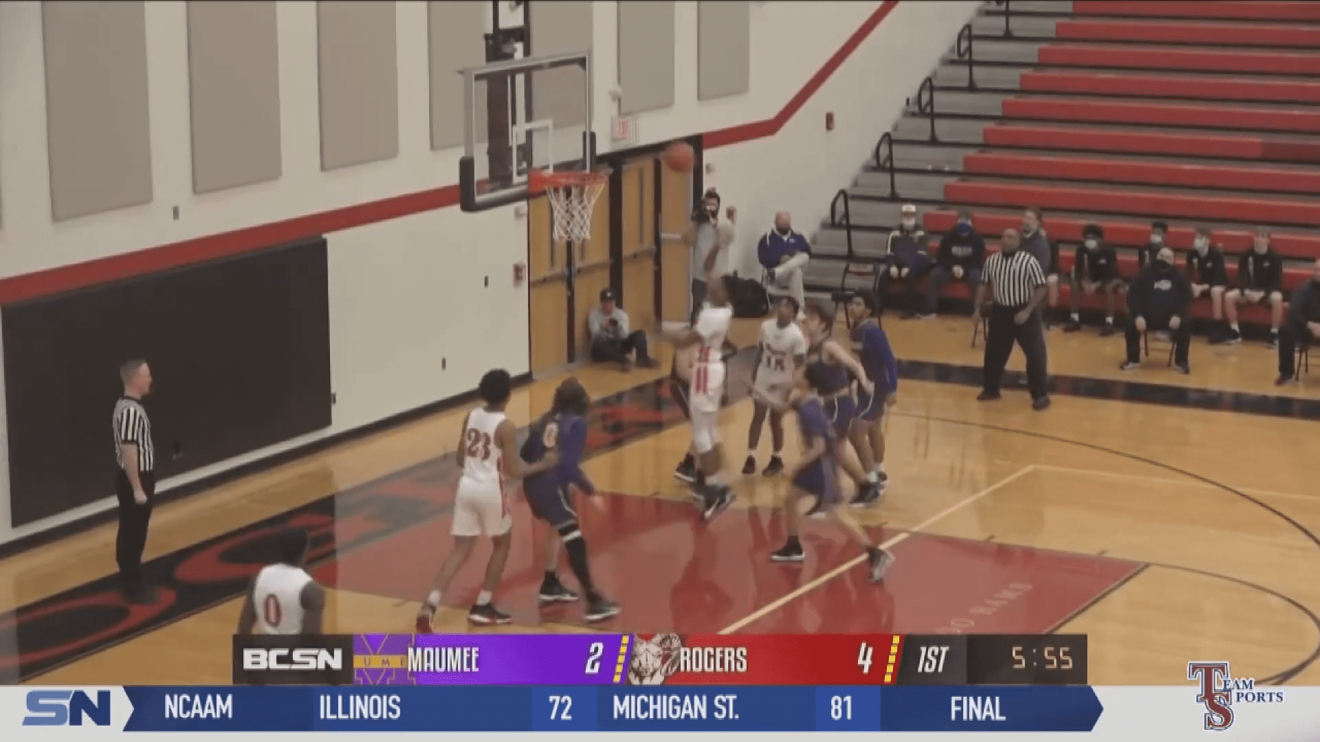 Rogers Tops Maumee in Sectional Semifinal