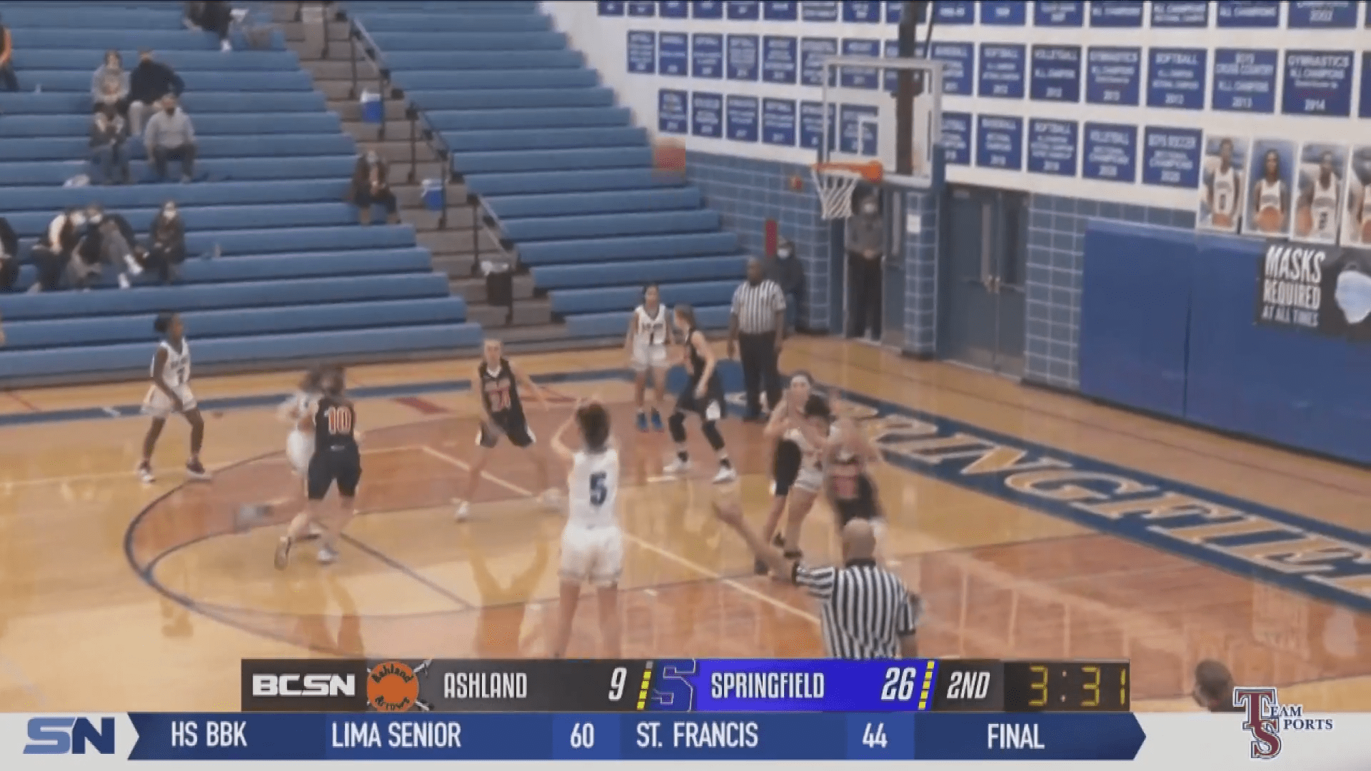 Quick Start Gives Springfield Playoff win over Ashland