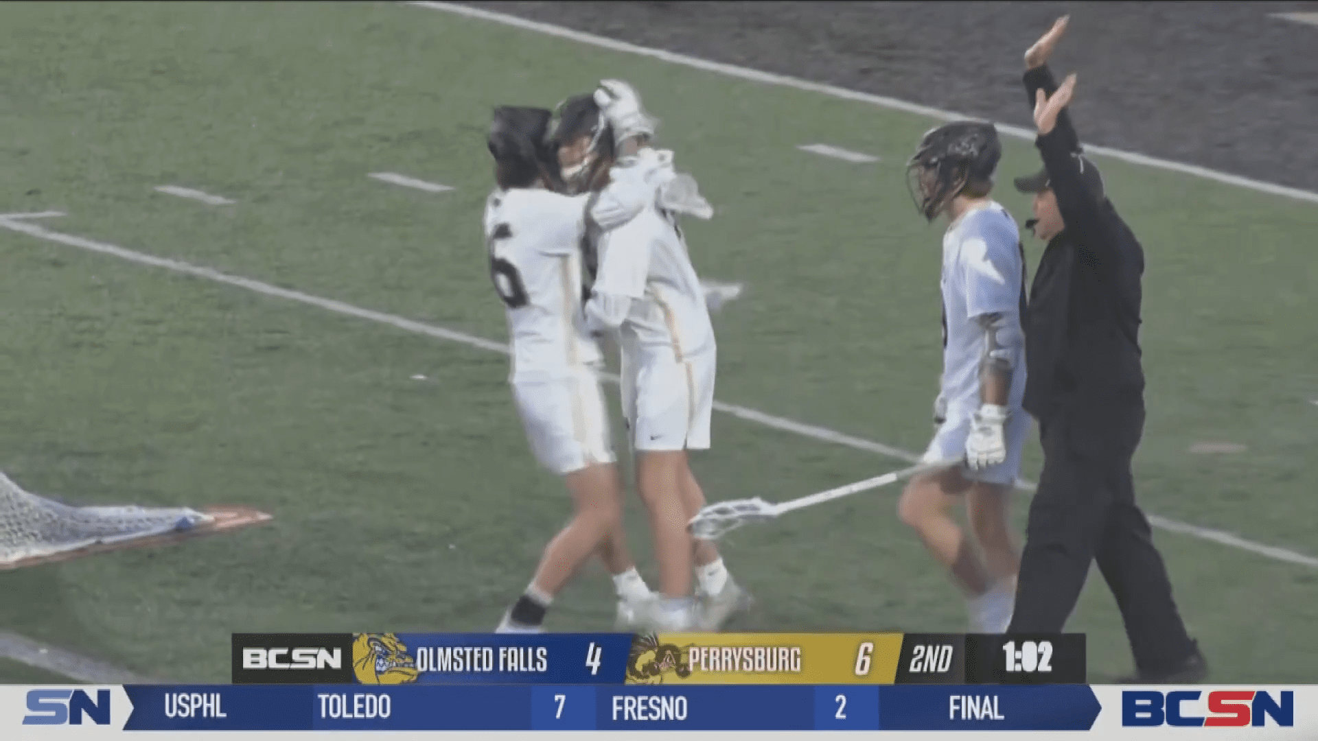 Pair of Hat Tricks Lead Perrysburg to Victory in Boys Lacrosse