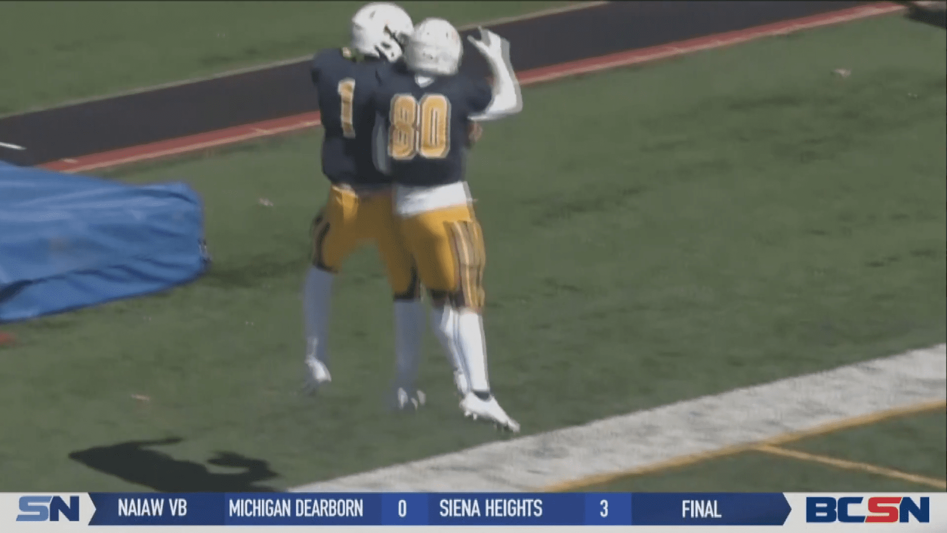 Siena Heights Football Shuts Out Madonna 65-0