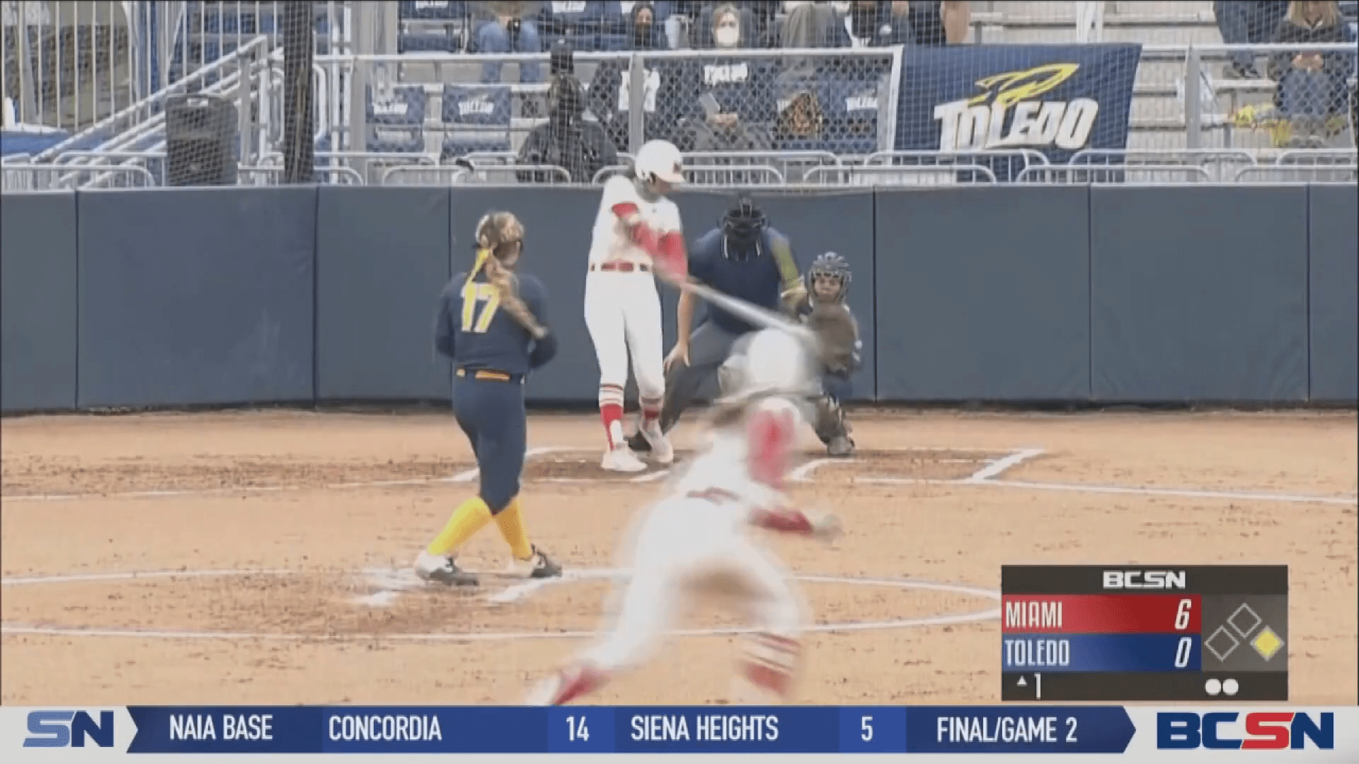 Miami Mauls Toledo with Eight Run First Inning