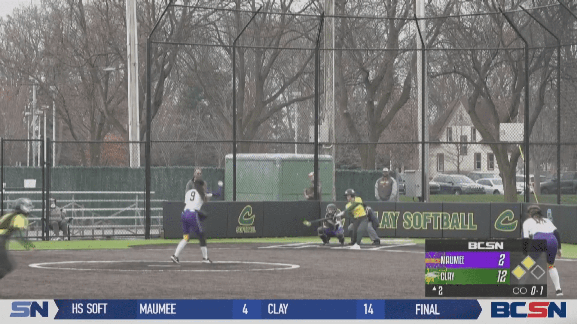 Clay Softball Stays Red Hot Against Maumee