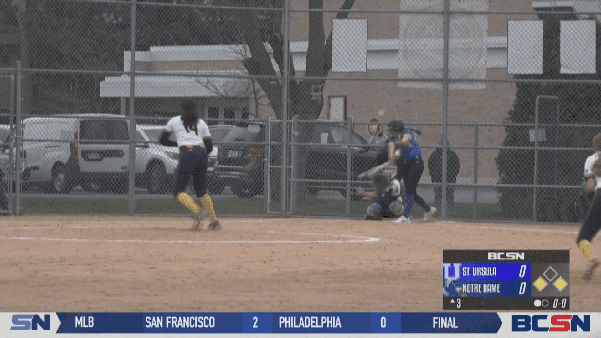 Jenna Lutz Homers, Hurls Gem in St. Ursula Shutout at Notre Dame