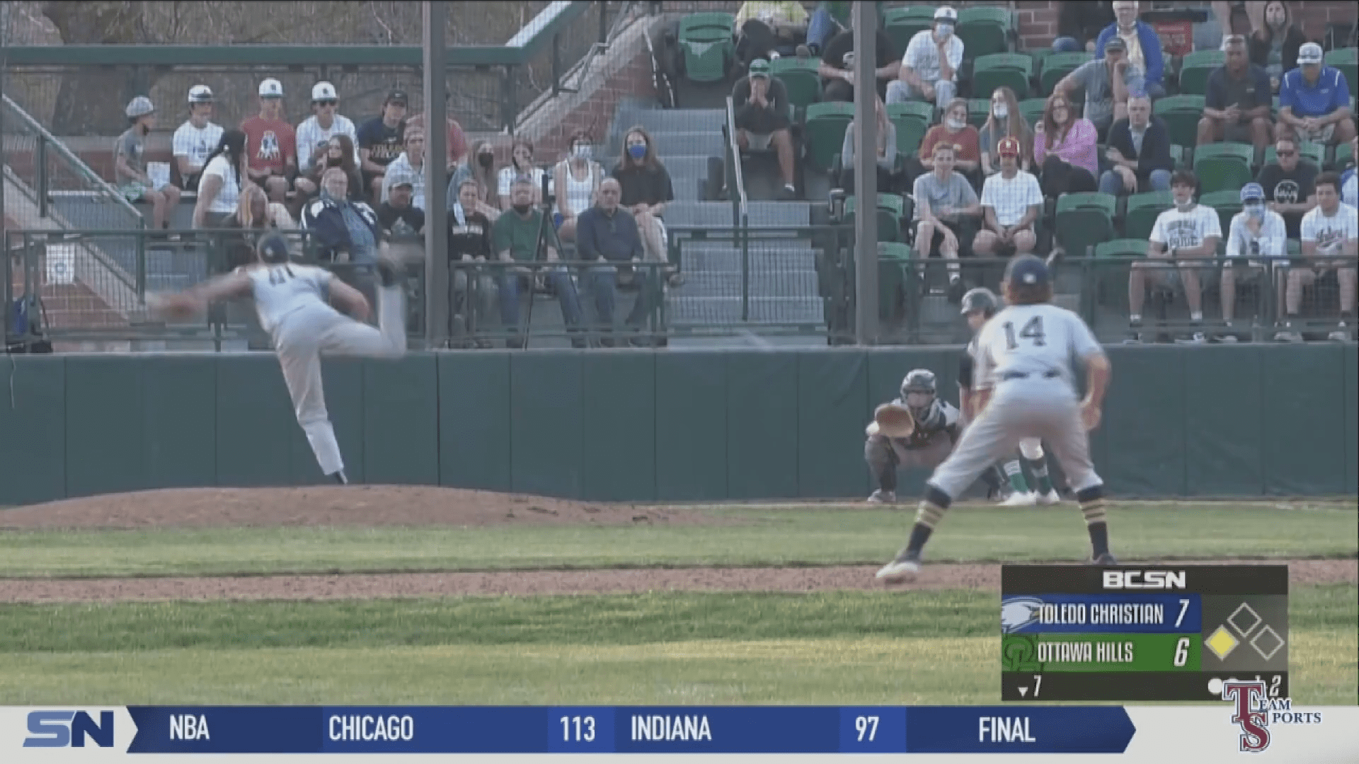 Toledo Christian Holds off Ottawa Hills for TAAC Baseball Win