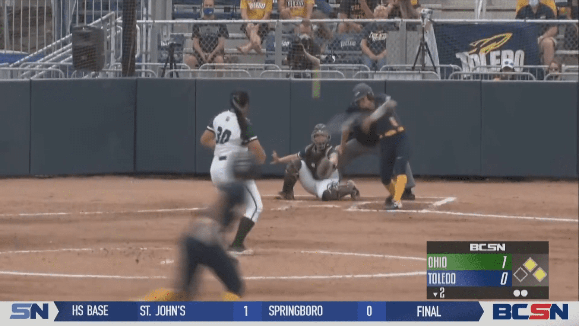 UT Softball Sweeps Ohio with WalkOff in Saturday Doubleheader BCSN