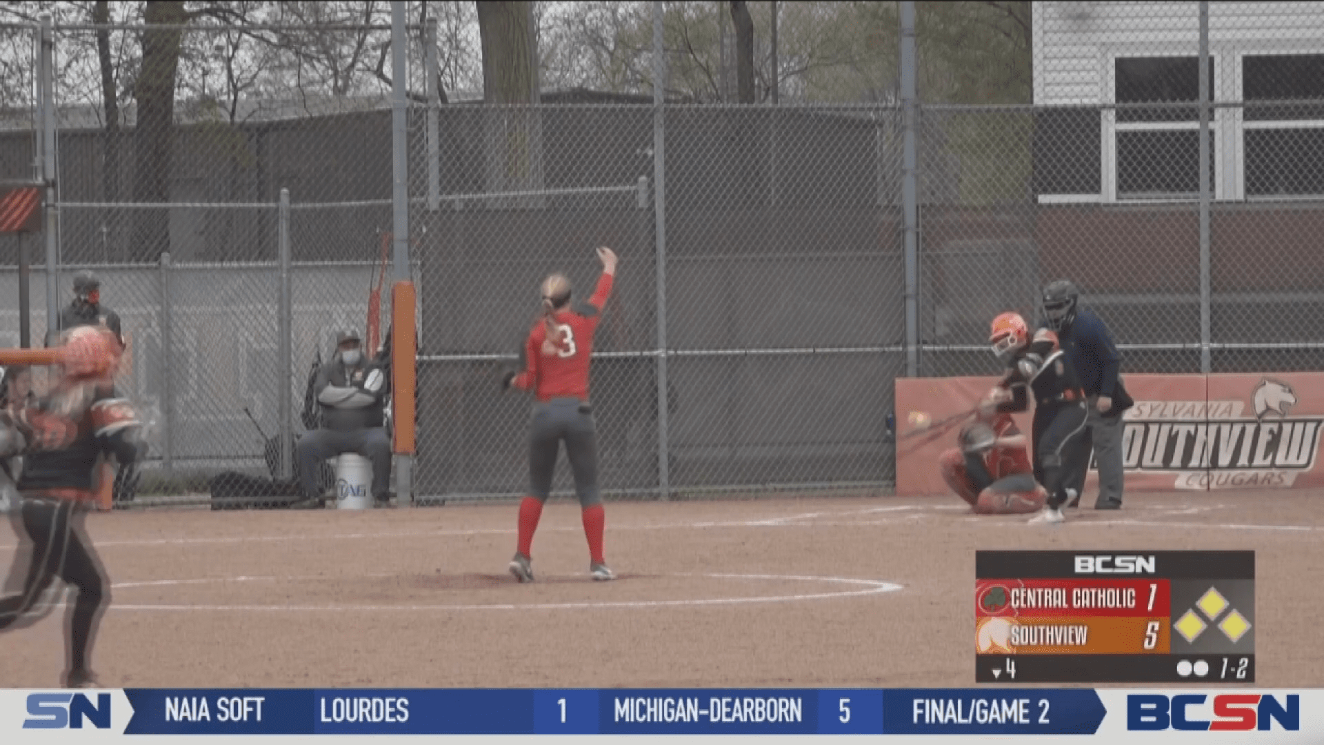 Southview Softball Shows Fight in 12-1 Win over Central Catholic