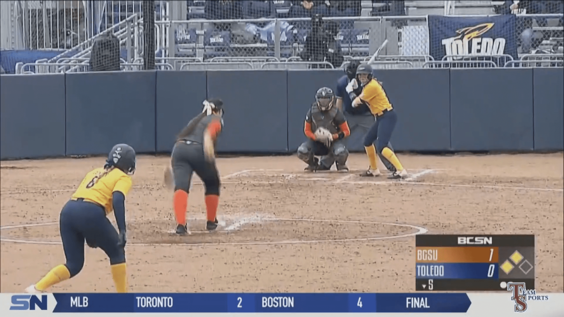 Snow Interrupts Softball's Battle of I-75; BGSU Wins Game One, Toledo Leading the Second