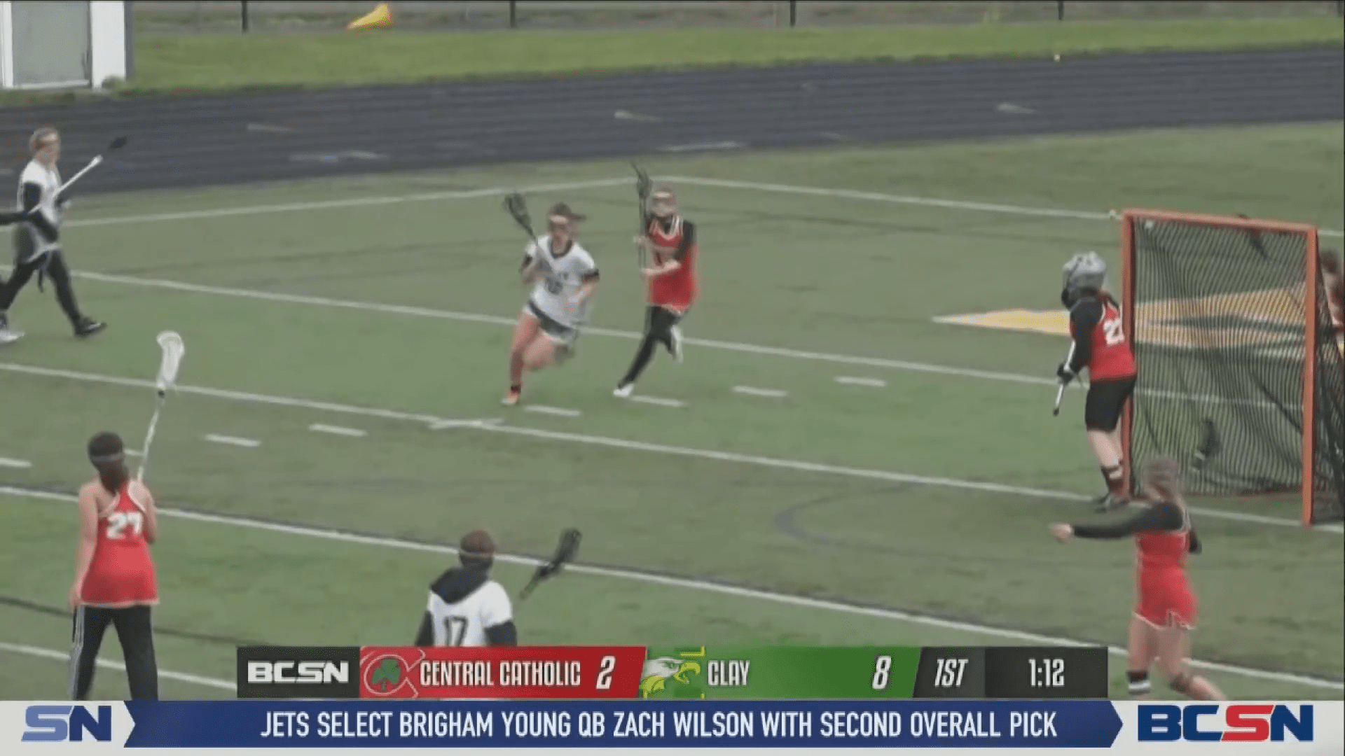 Clay Girls LAX Set Tone Early vs Central in 14-6 Victory