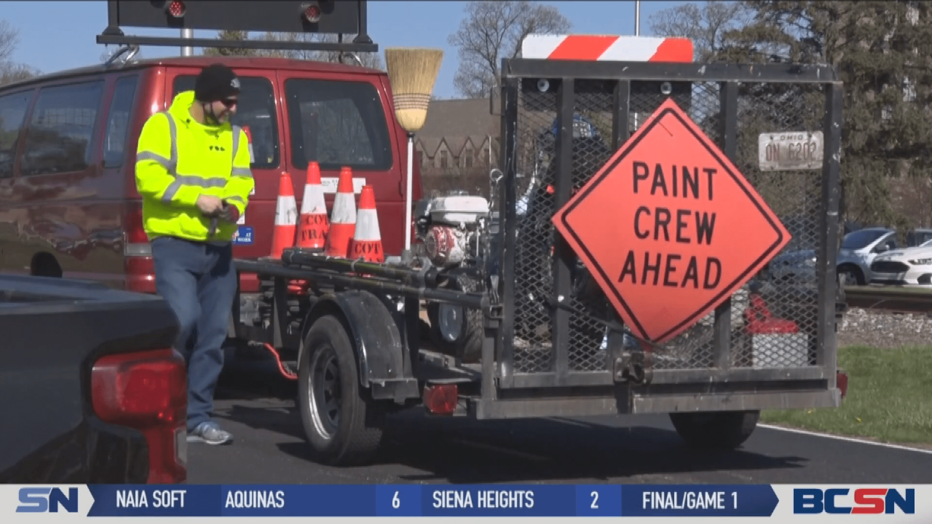 Painting the Streets Blue and Red for Glass City Marathon