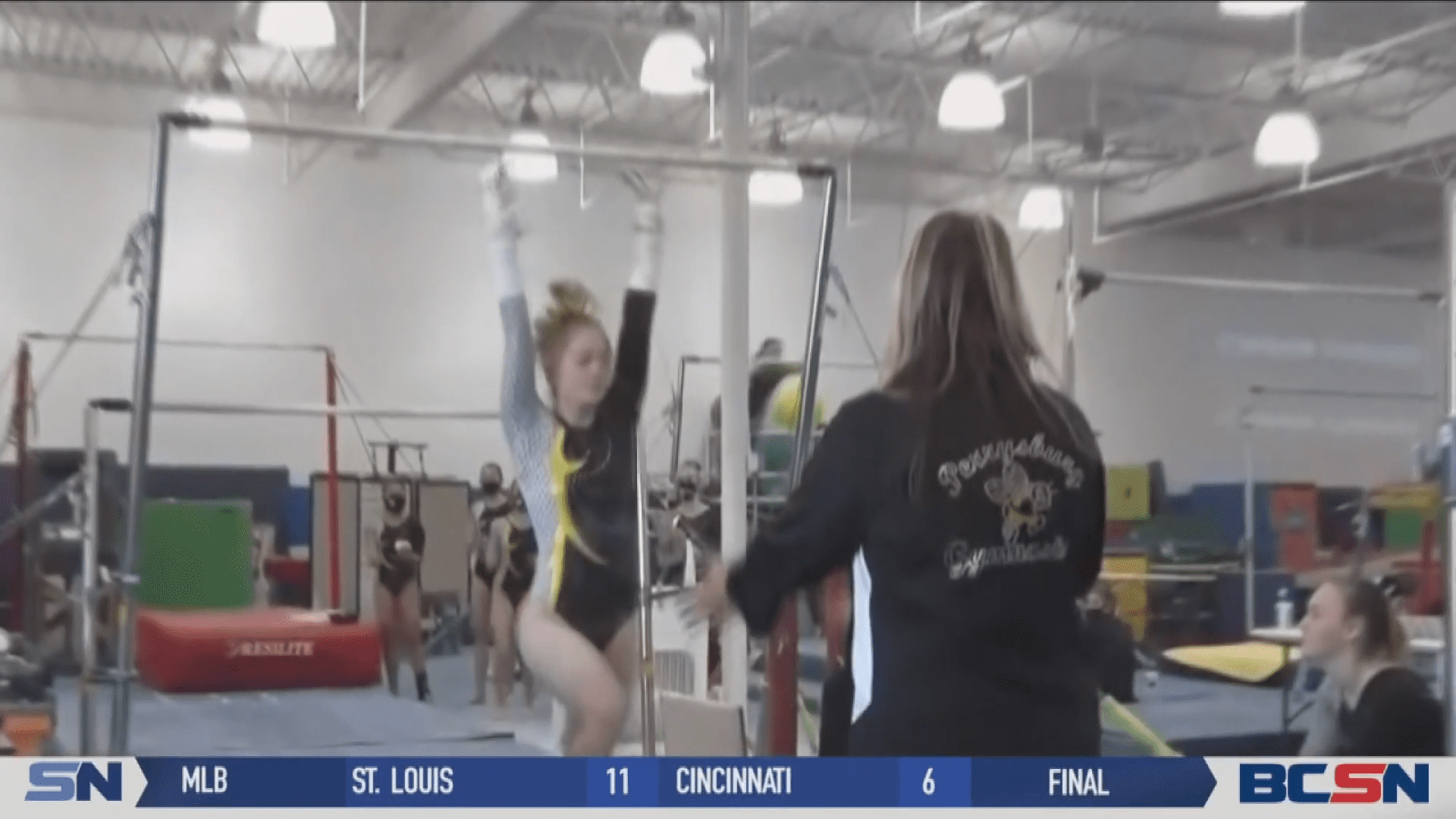 Freshman Grace Helton Sets Perrysburg Records in Gymnastics