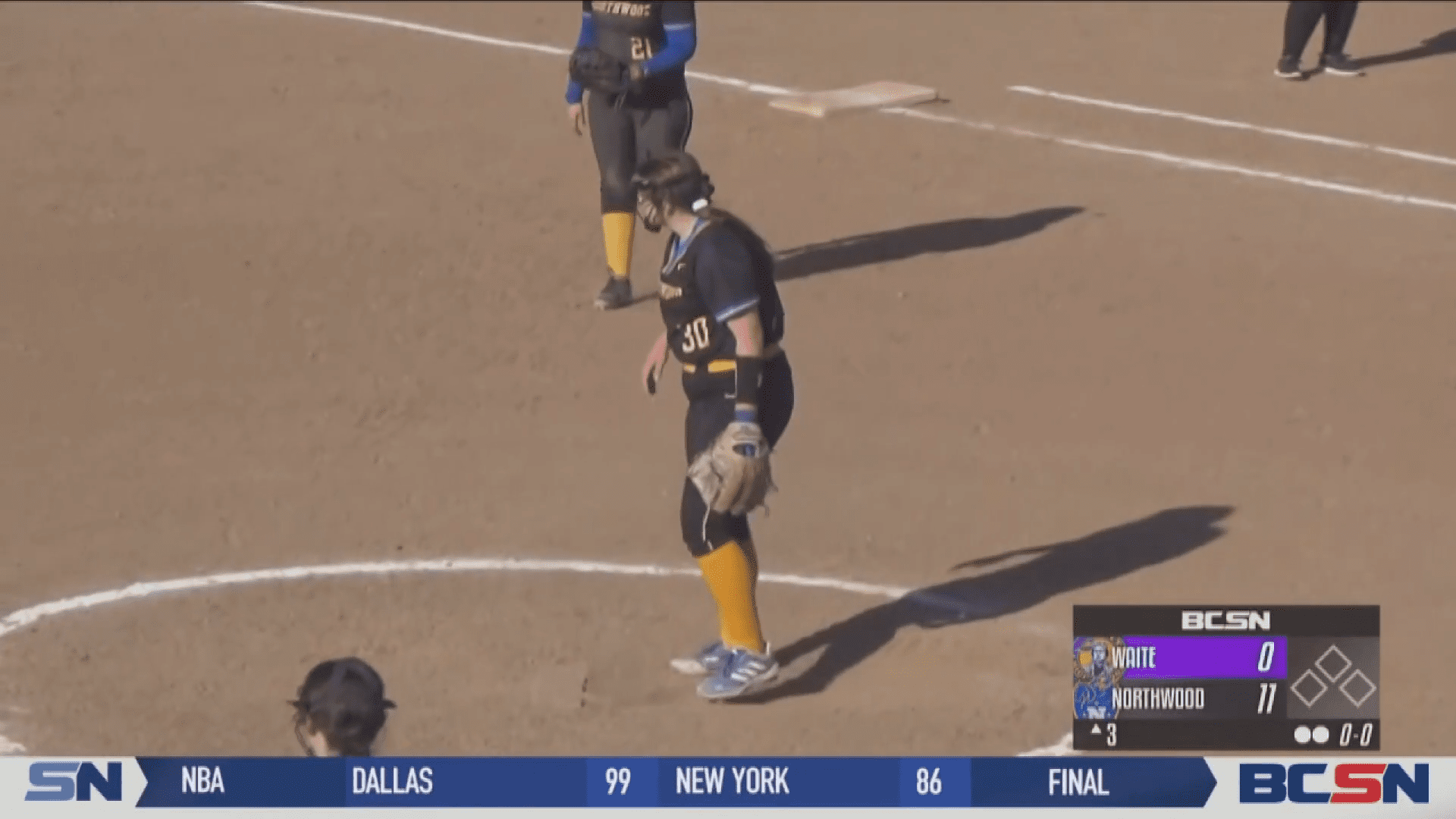 Northwood's Mikayla Hanley Stellar on the Mound in Rangers Win