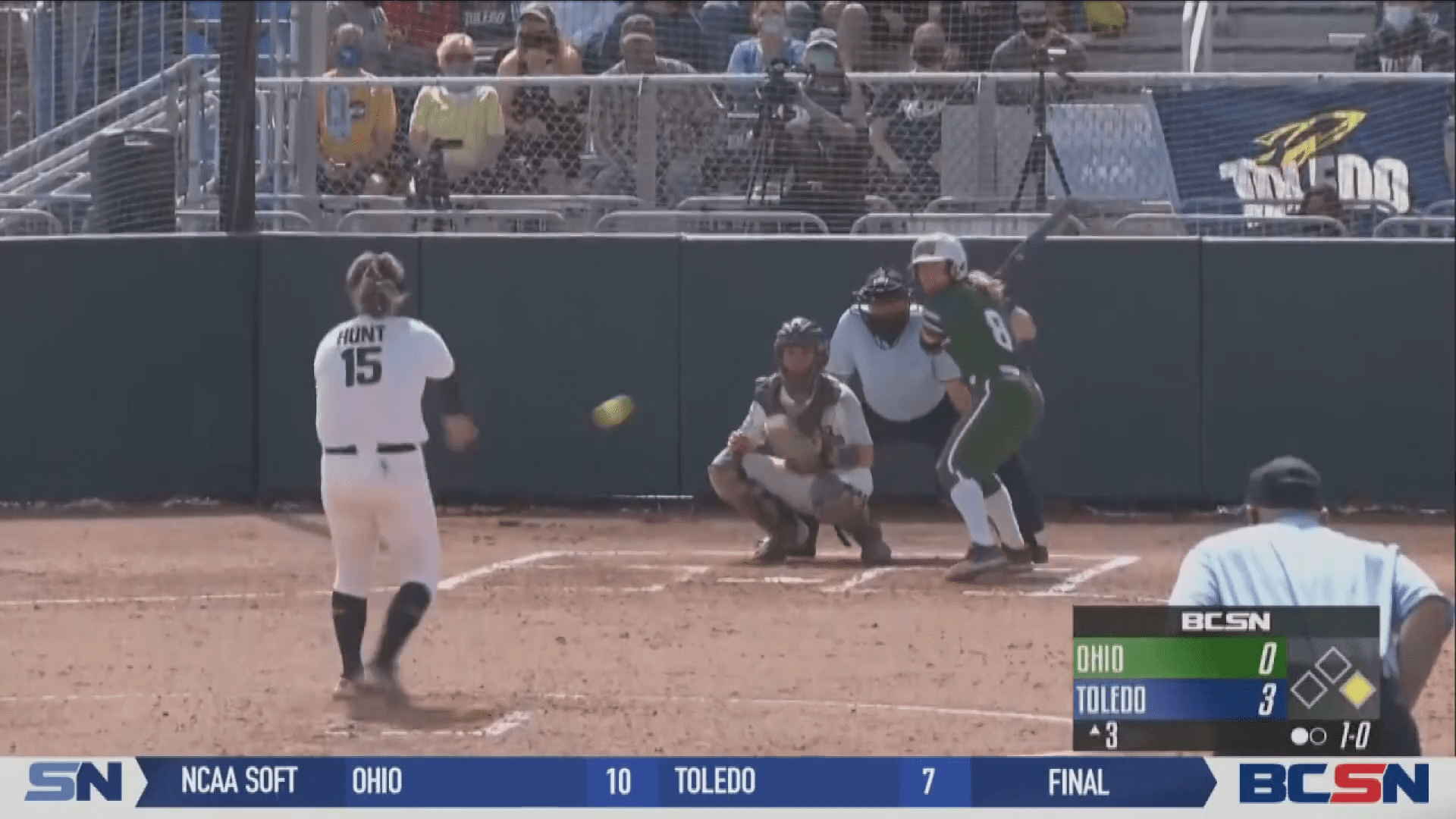 Toledo Splits Doubleheader with Ohio