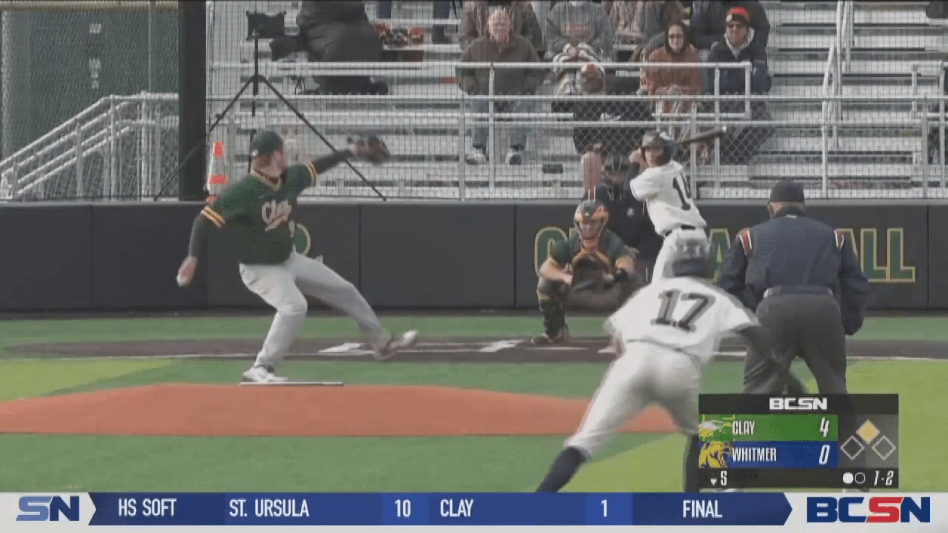 Jurski Hurls Gem, Clay Baseball Blanks Whitmer