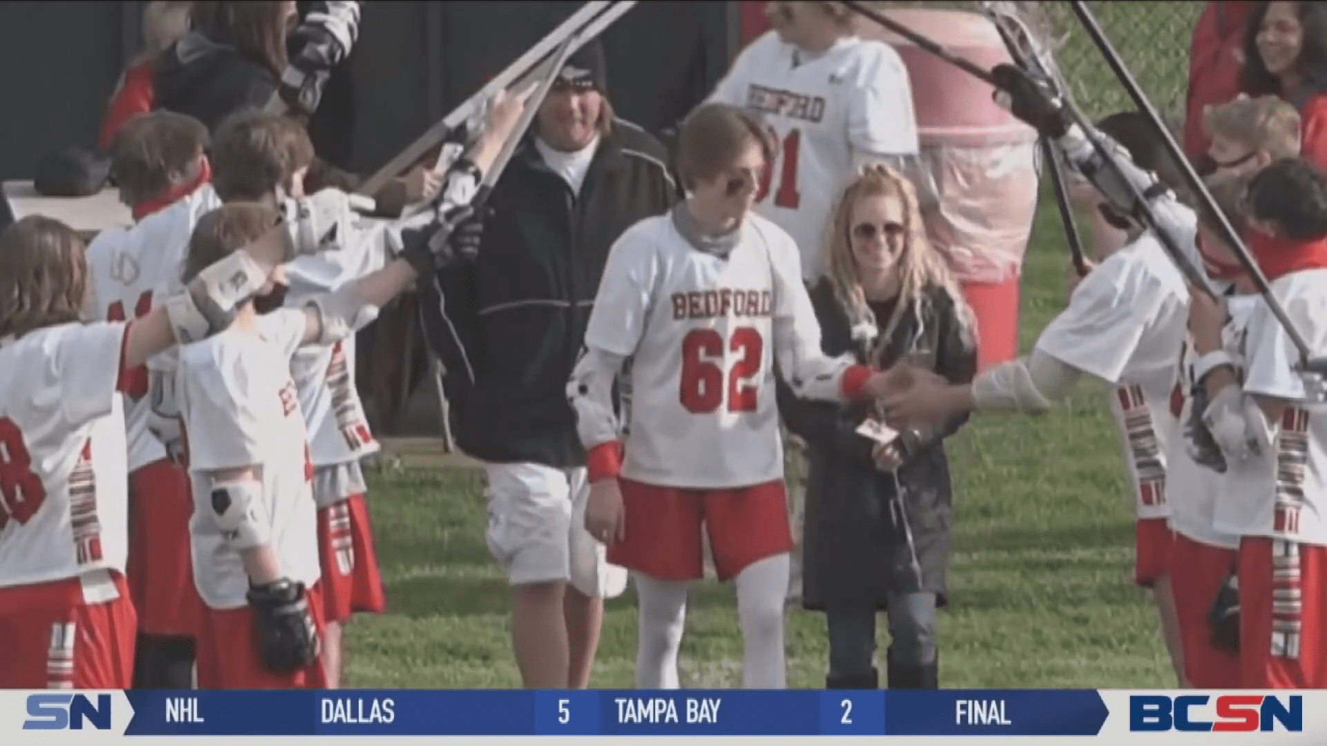 Bedford Boys Lacrosse Salutes Seniors with Shutout of Clay