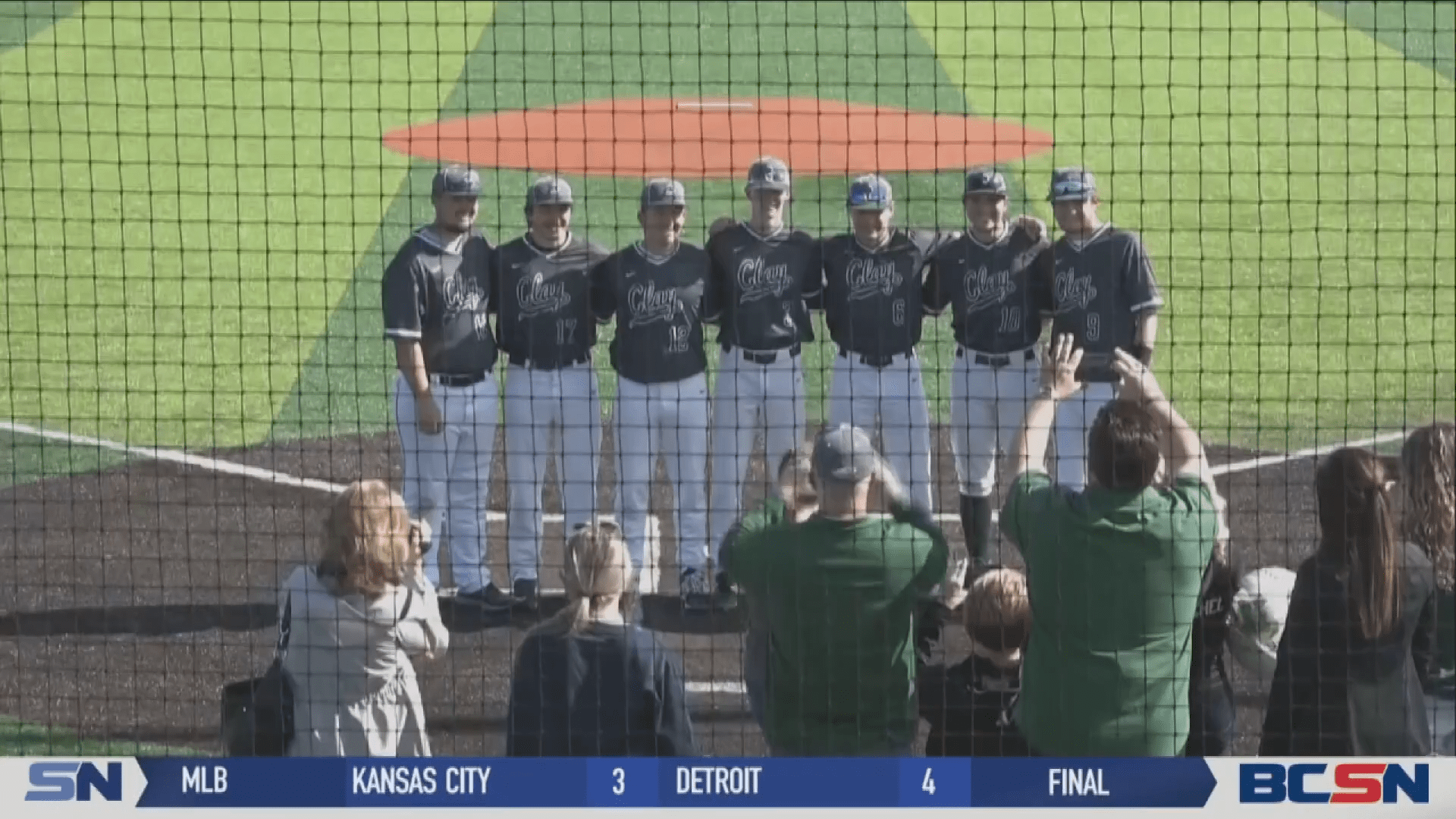 Clay Baseball Celebrates Senior Night with 6-1 Victory over Rossford
