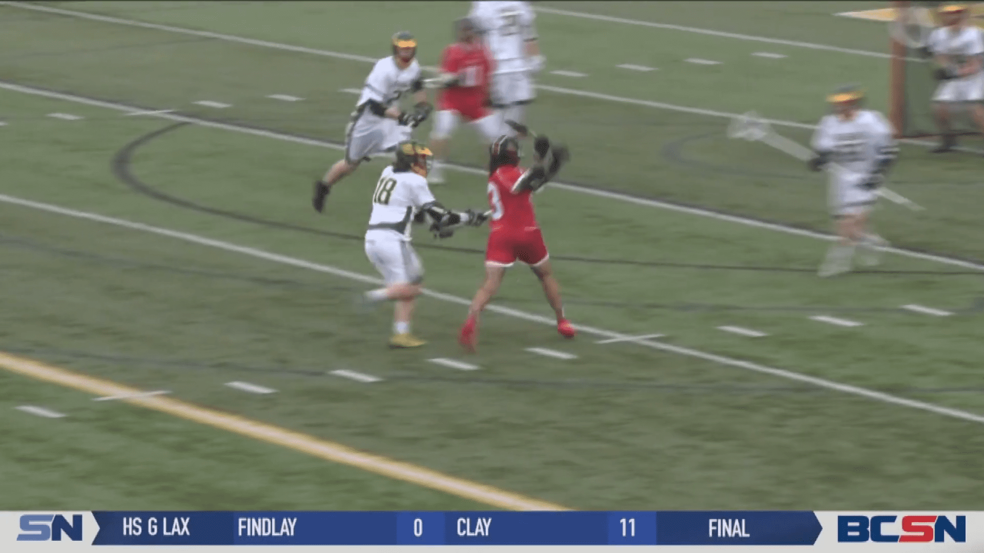 Lima Locks down Clay Boys LAX, 13-2