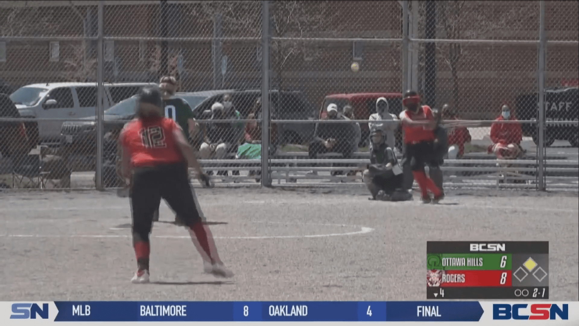 Eight-Run Rally Propels Rogers over Ottawa Hills