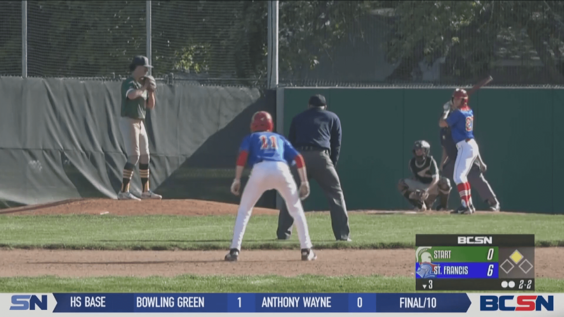 St. Francis Outslugs Start Baseball 10-0 in 5