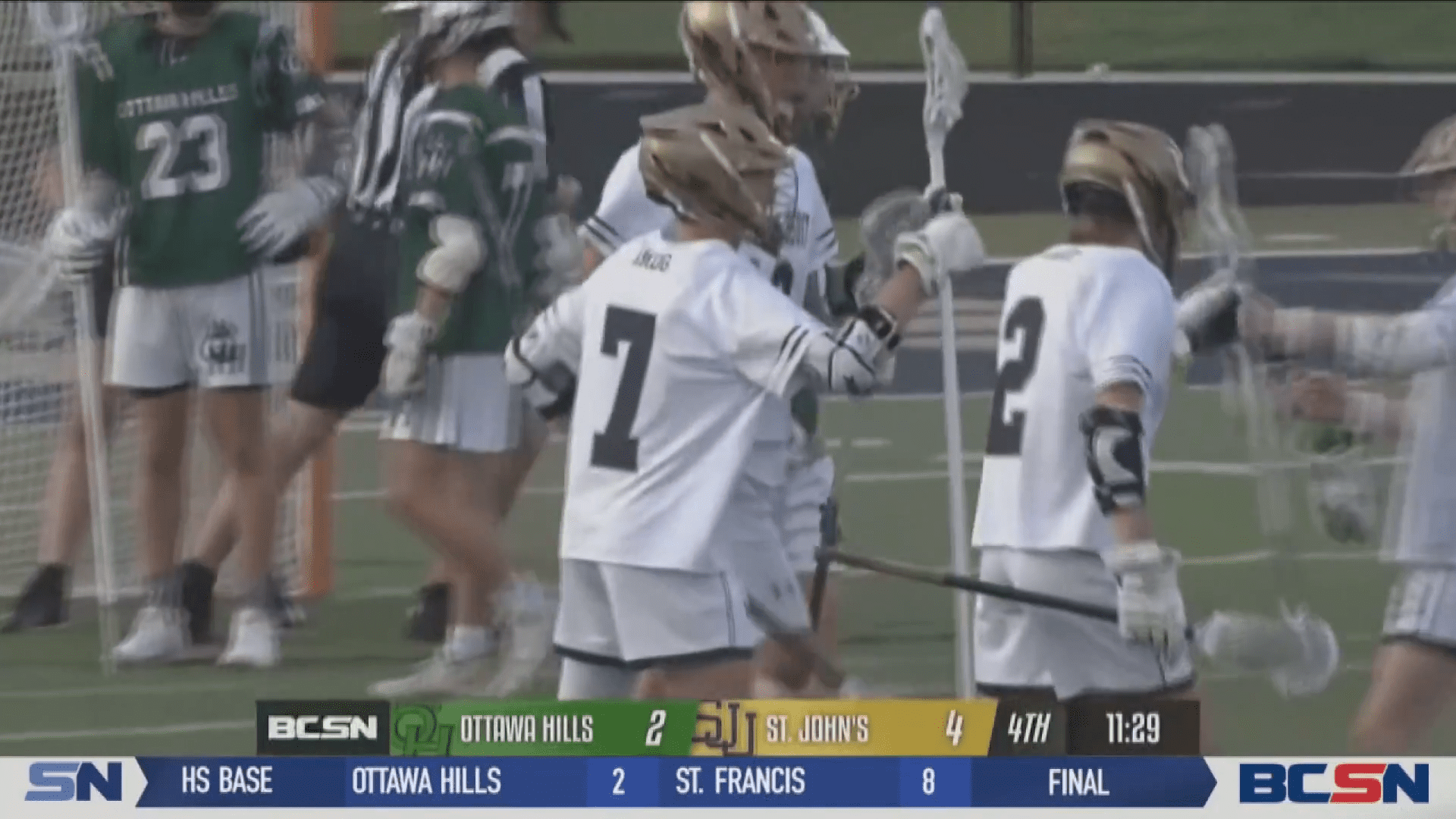 Jacob and Miller Lead St. John's LAX to Regional Quarterfinal Victory vs Ottawa Hills