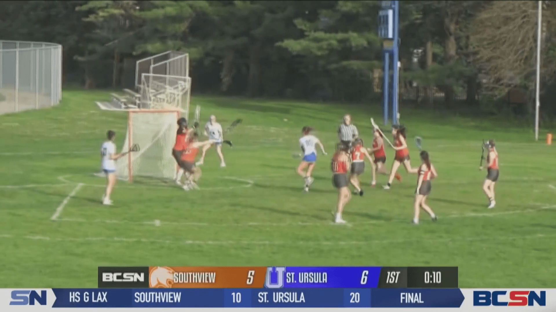 St. Ursula Advances in Girls LAX Tournament, Besting Southview