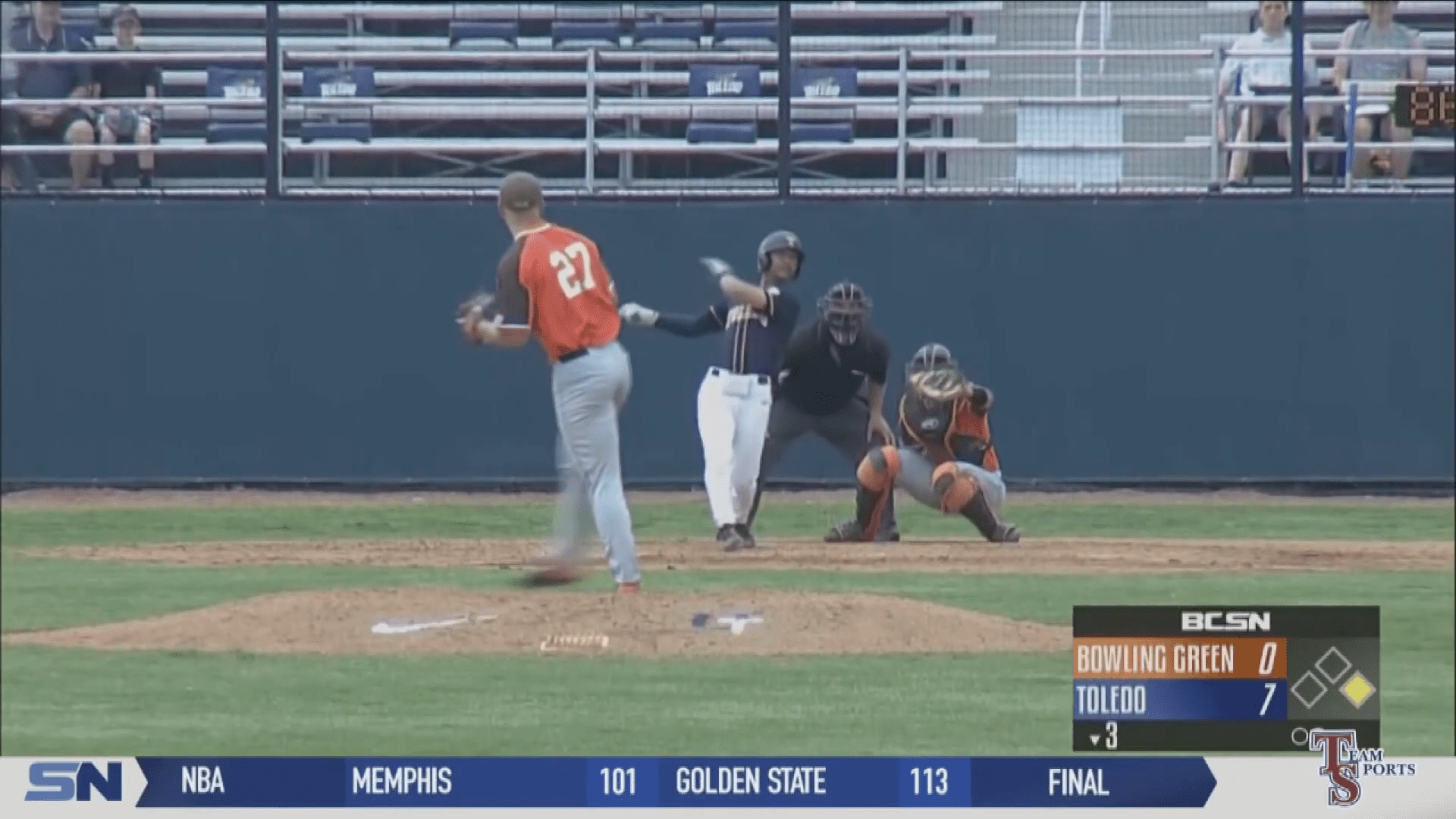 Rockets Blast Off in 19-2 Win Over BGSU