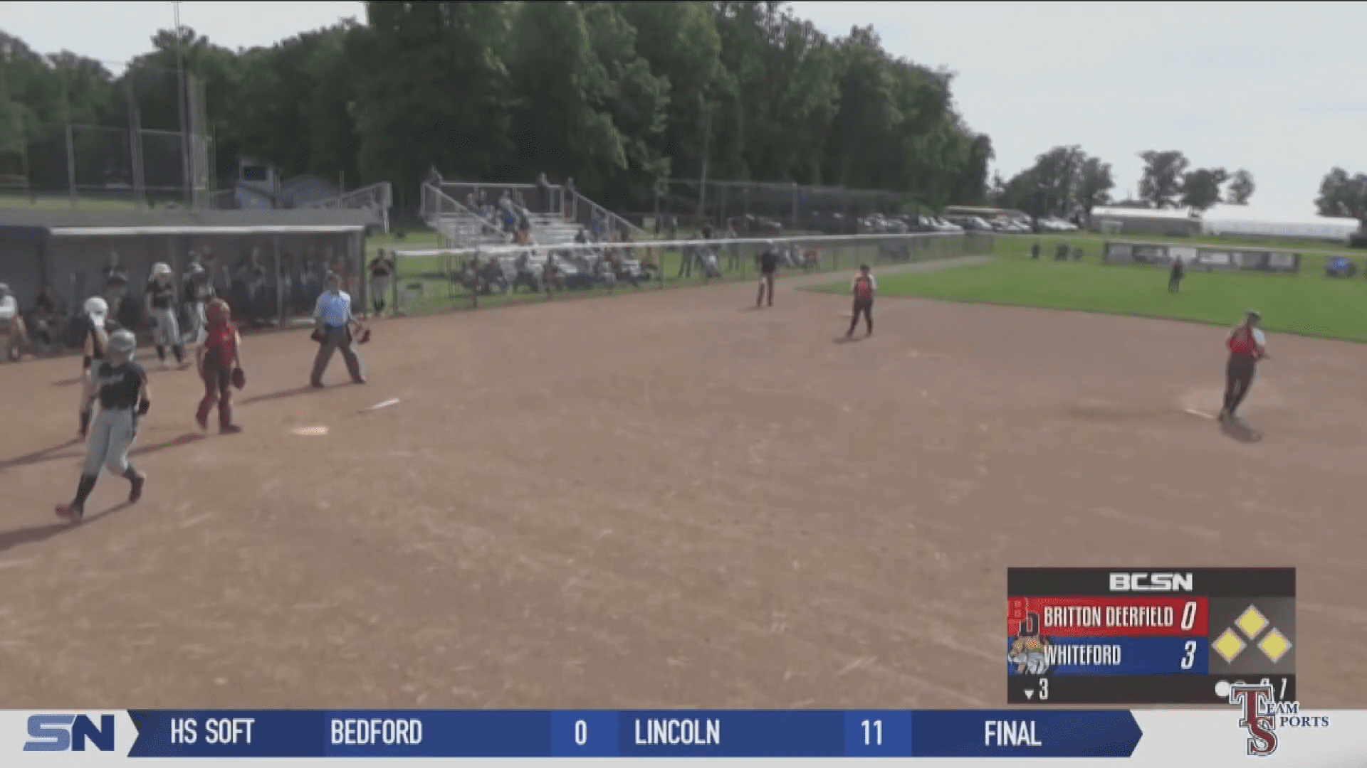 Nelson Pitches Whiteford Softball into District Semifinals, Shutting Out Deerfield