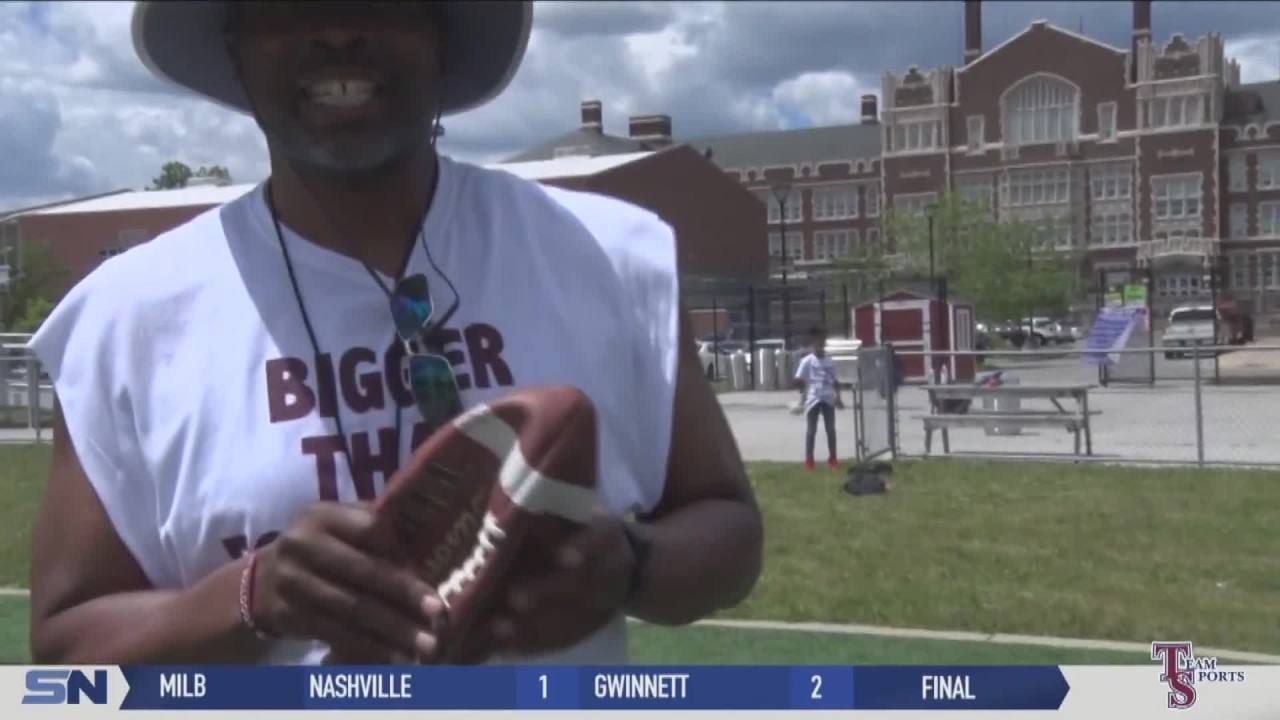 Scott Principal Pays it Forward with Free Football Camp